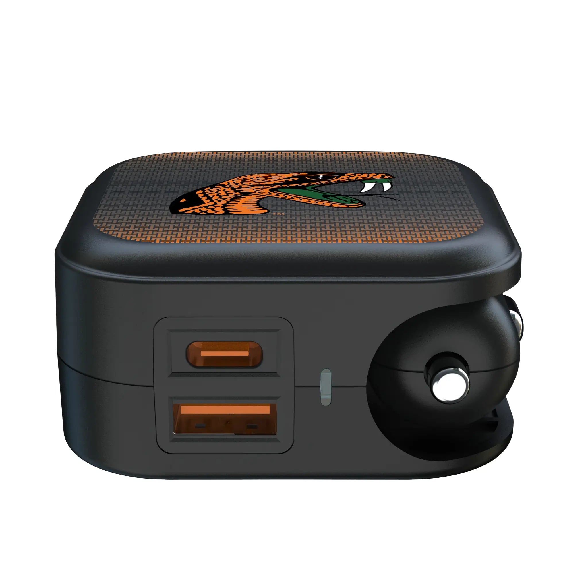 Florida A&M University Rattlers Linen 2 in 1 USB A/C Charger