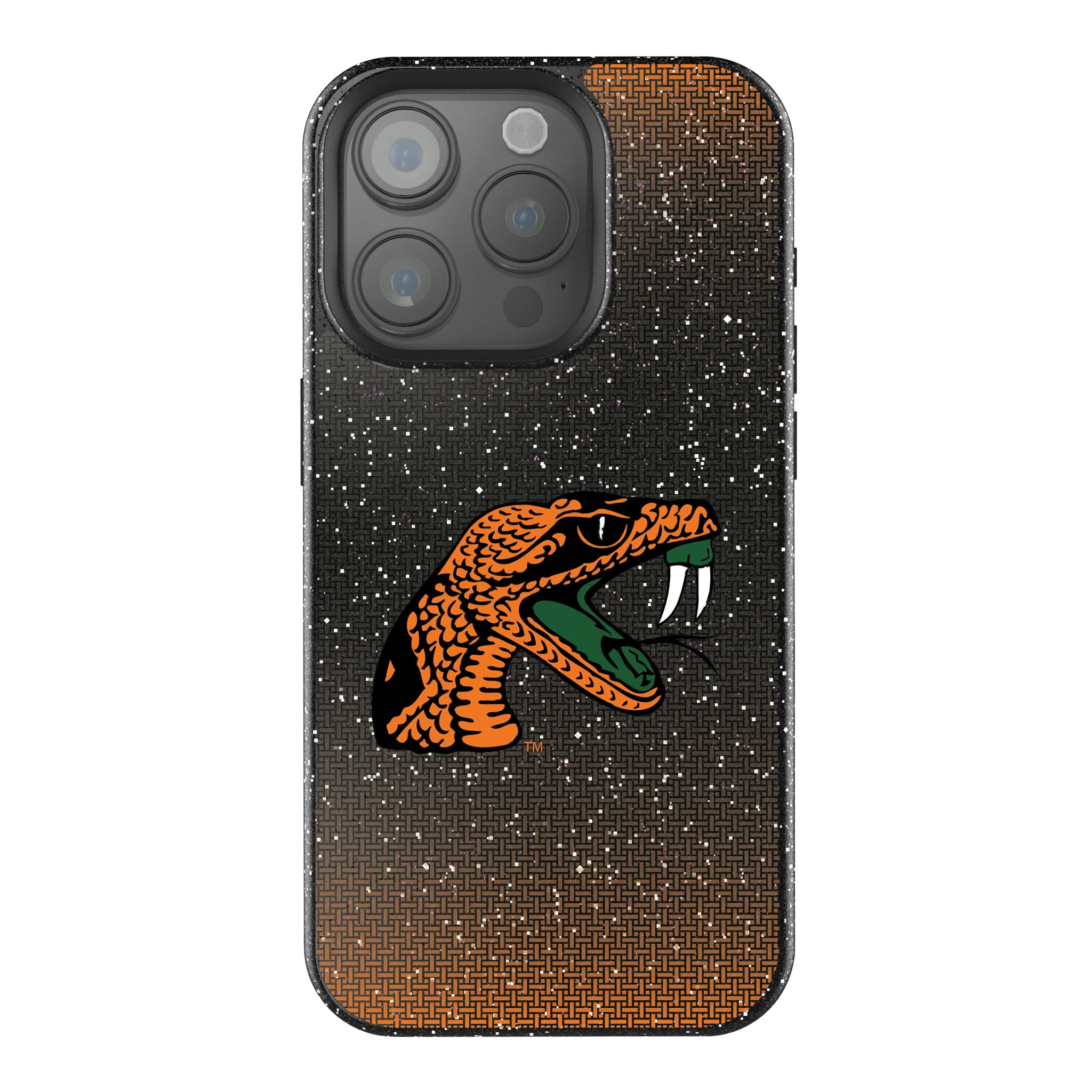 Florida A&M University Rattlers Linen iPhone Bling Phone Case for Apple iPhone