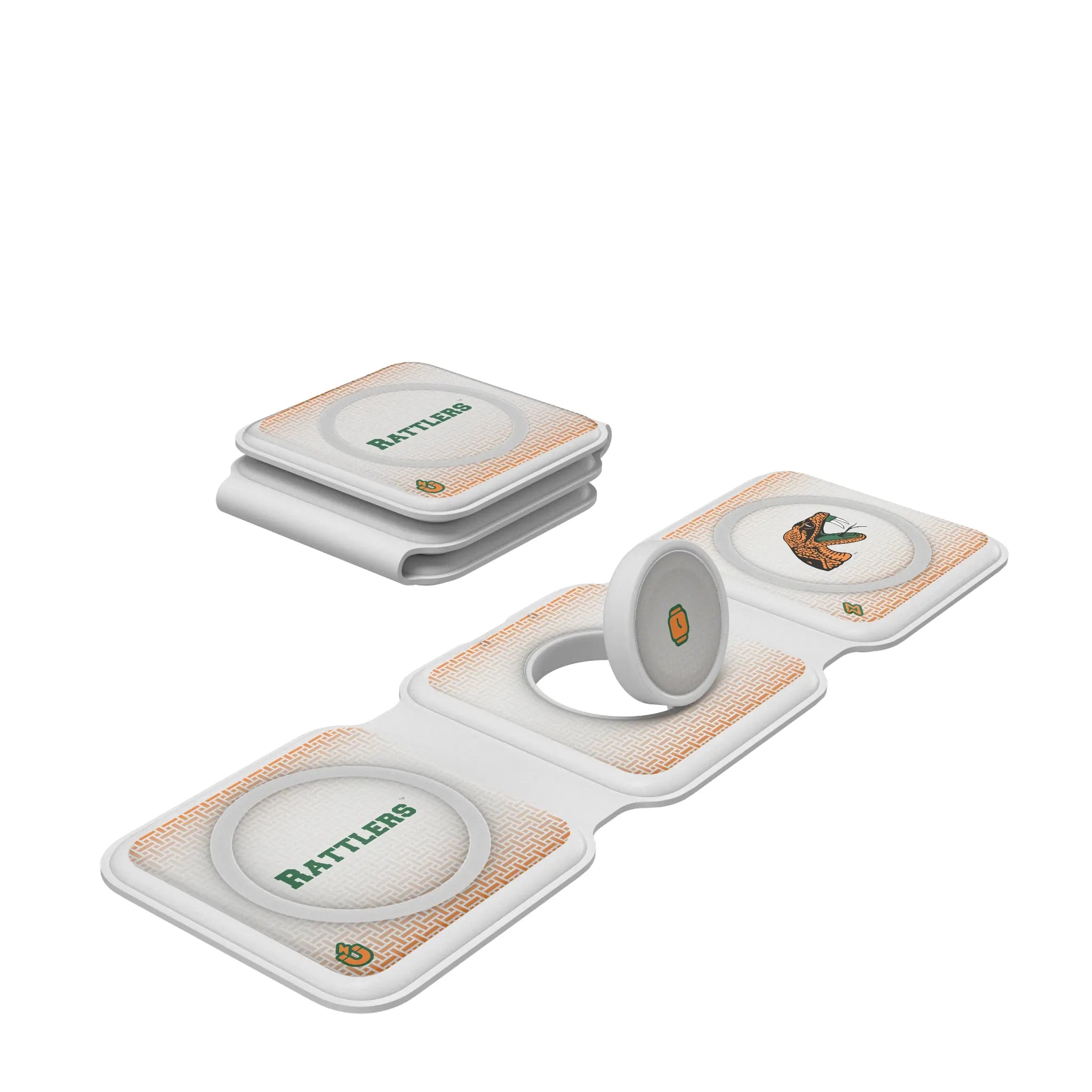 Florida A&M University Rattlers Linen Foldable 3 in 1 Charger