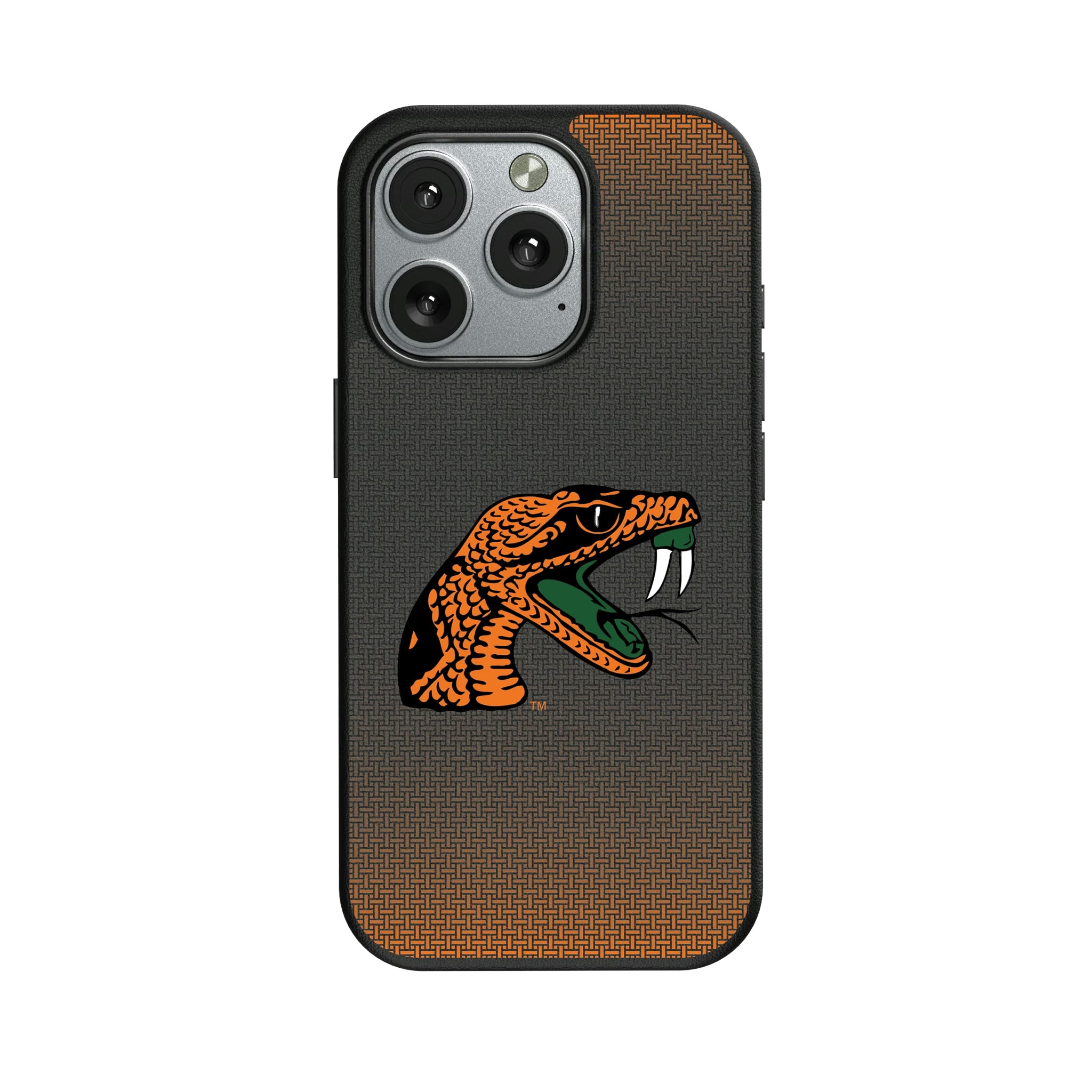 Florida A&M University Rattlers Linen iPhone MagSafe Compatible Phone Case for Apple iPhone