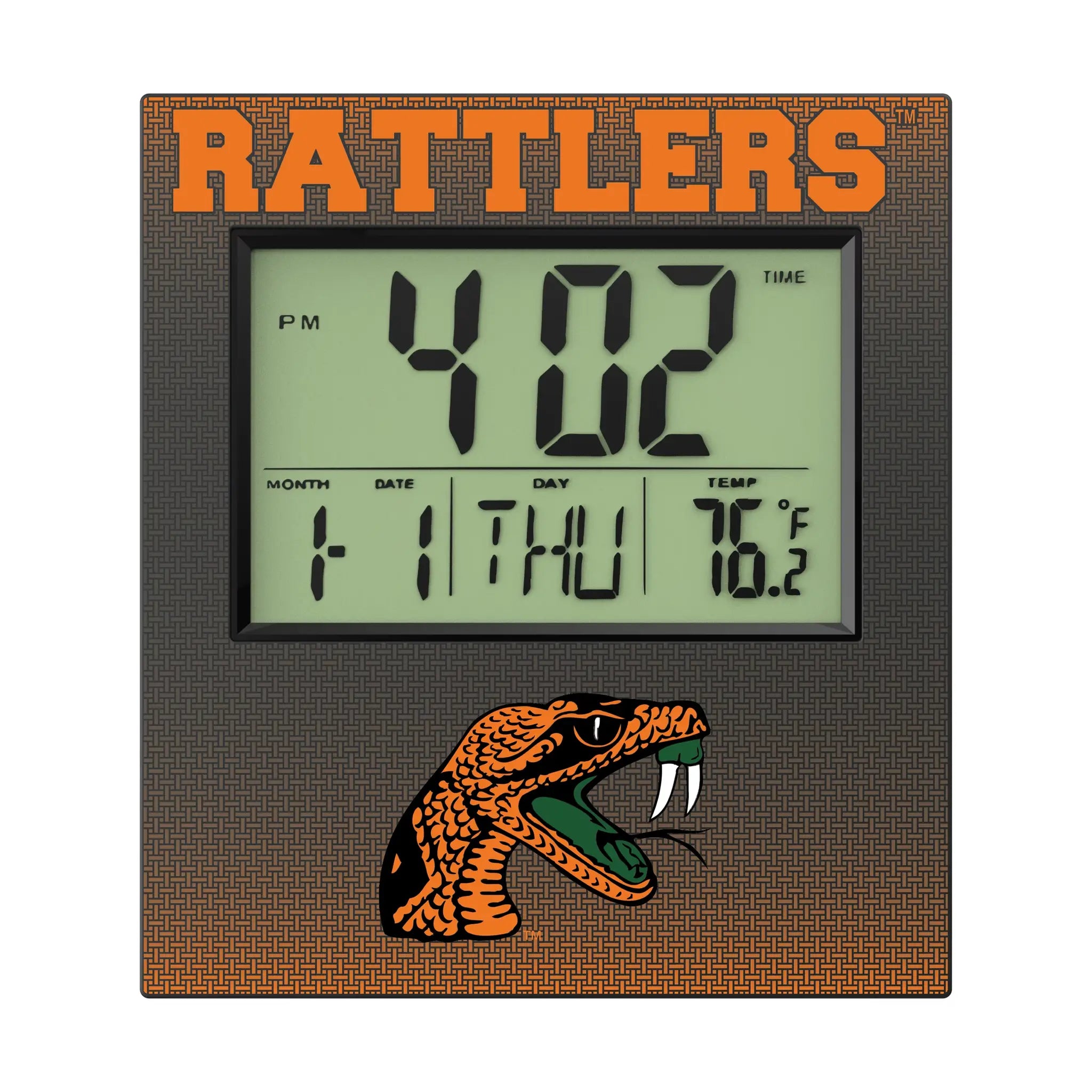 Florida A&M University Rattlers Linen Wall Clock
