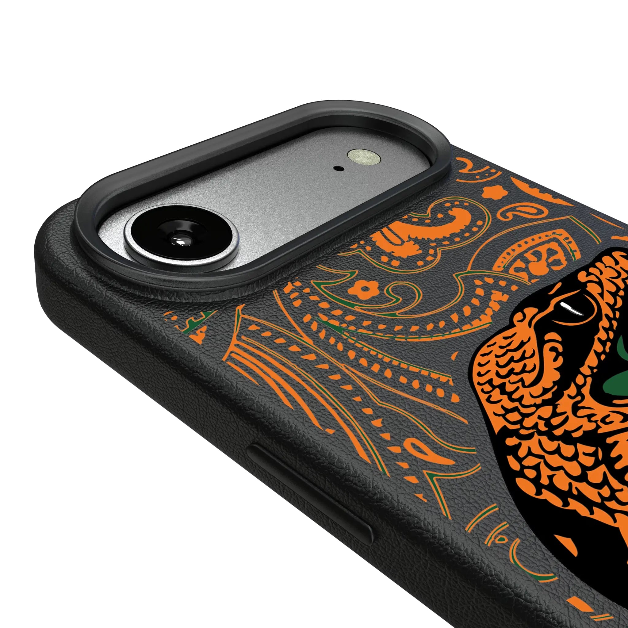 Florida A&M University Rattlers Paisley iPhone MagSafe Compatible Phone Case for Apple iPhone - Detail#Device_iPhone Air