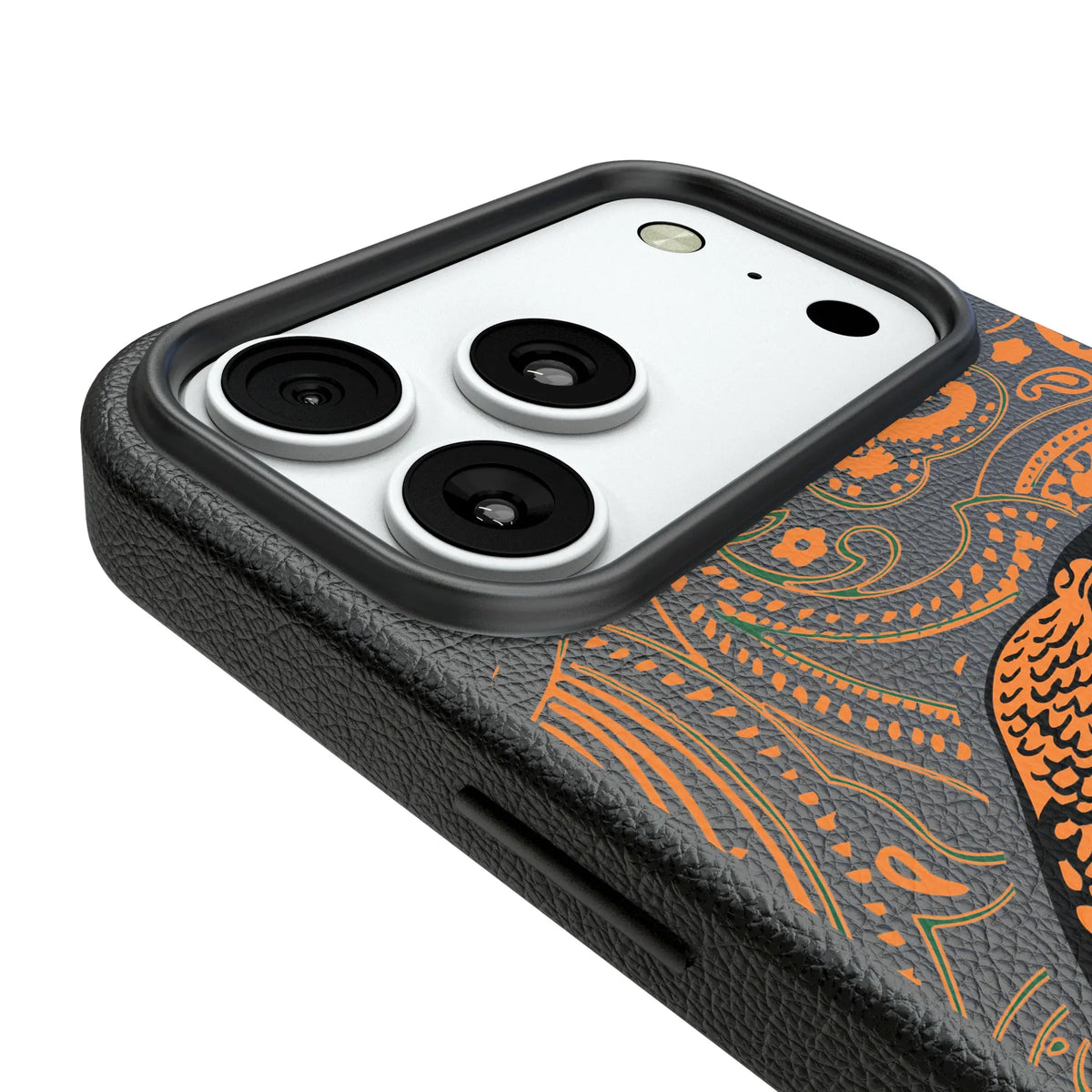 Florida A&M University Rattlers Paisley iPhone MagSafe Compatible Phone Case for Apple iPhone - Detail#Device_iPhone 18 Pro Max