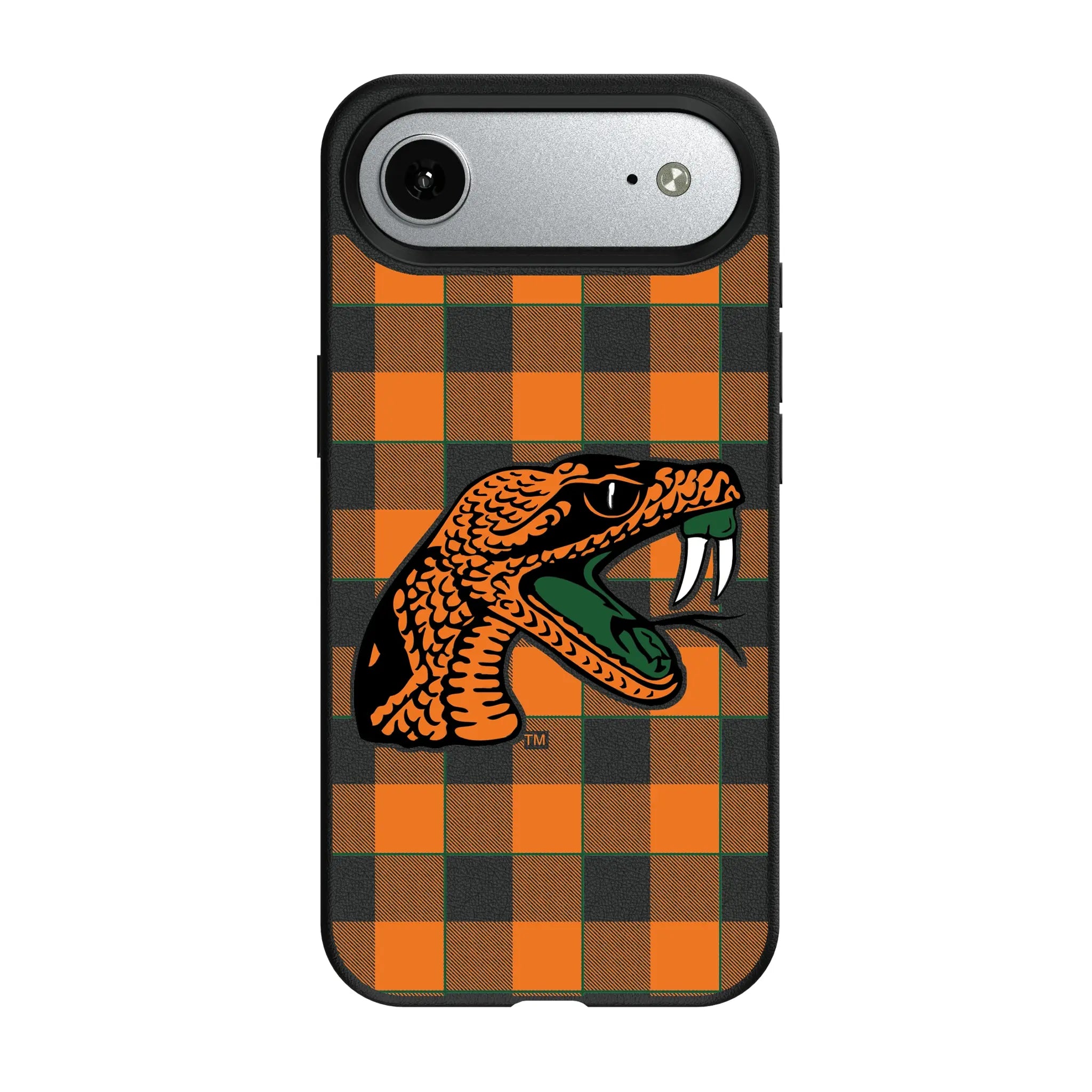 Florida A&M University Rattlers Plaid iPhone MagSafe Compatible Phone Case for Apple iPhone#Device_iPhone Air