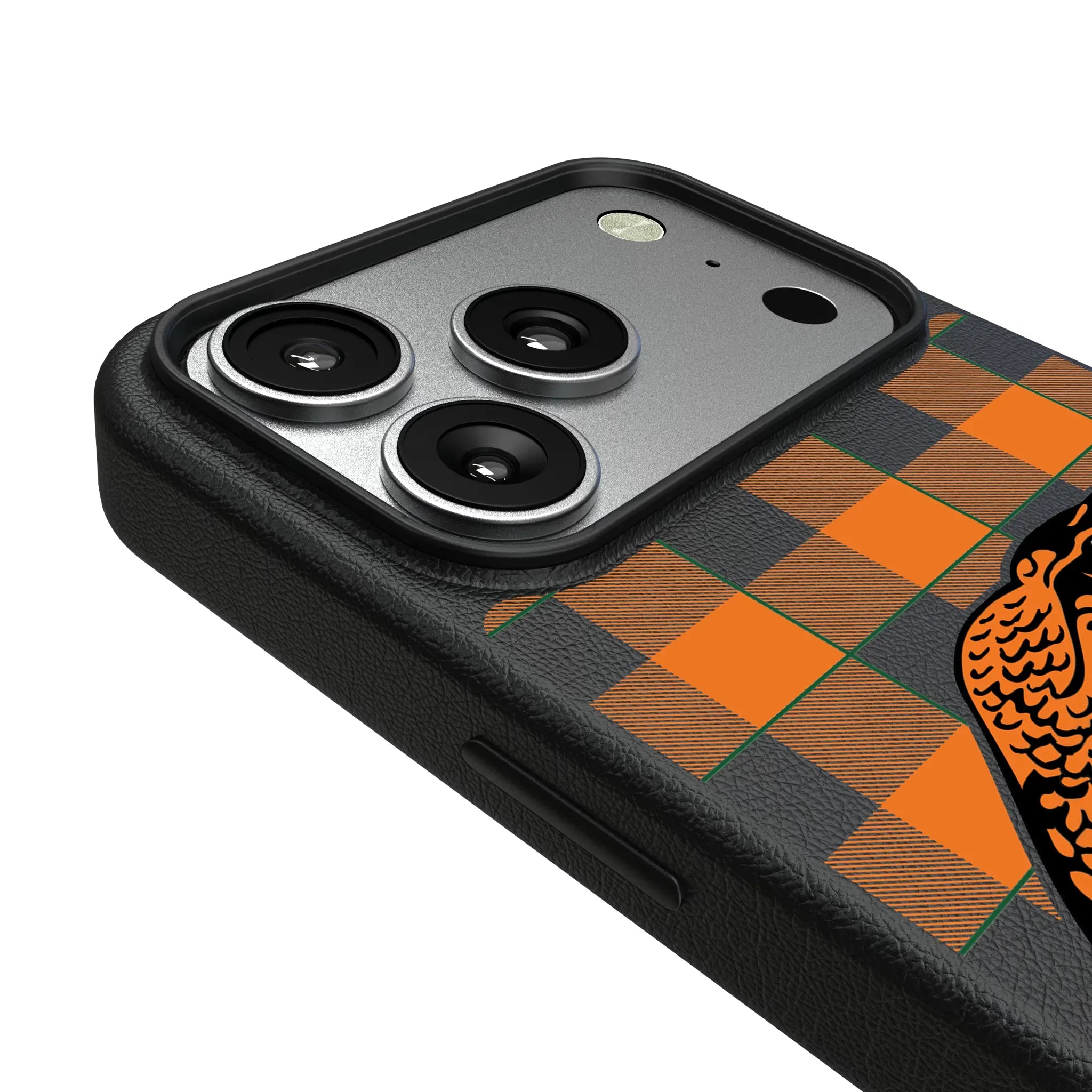 Florida A&M University Rattlers Plaid iPhone MagSafe Compatible Phone Case for Apple iPhone - Detail#Device_iPhone 17 Pro