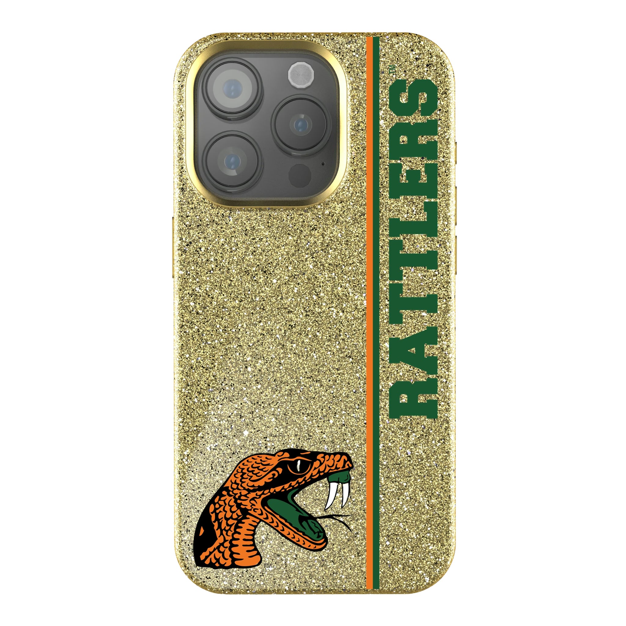 Florida A&M University Rattlers Sidebar iPhone Bling Phone Case for Apple iPhone