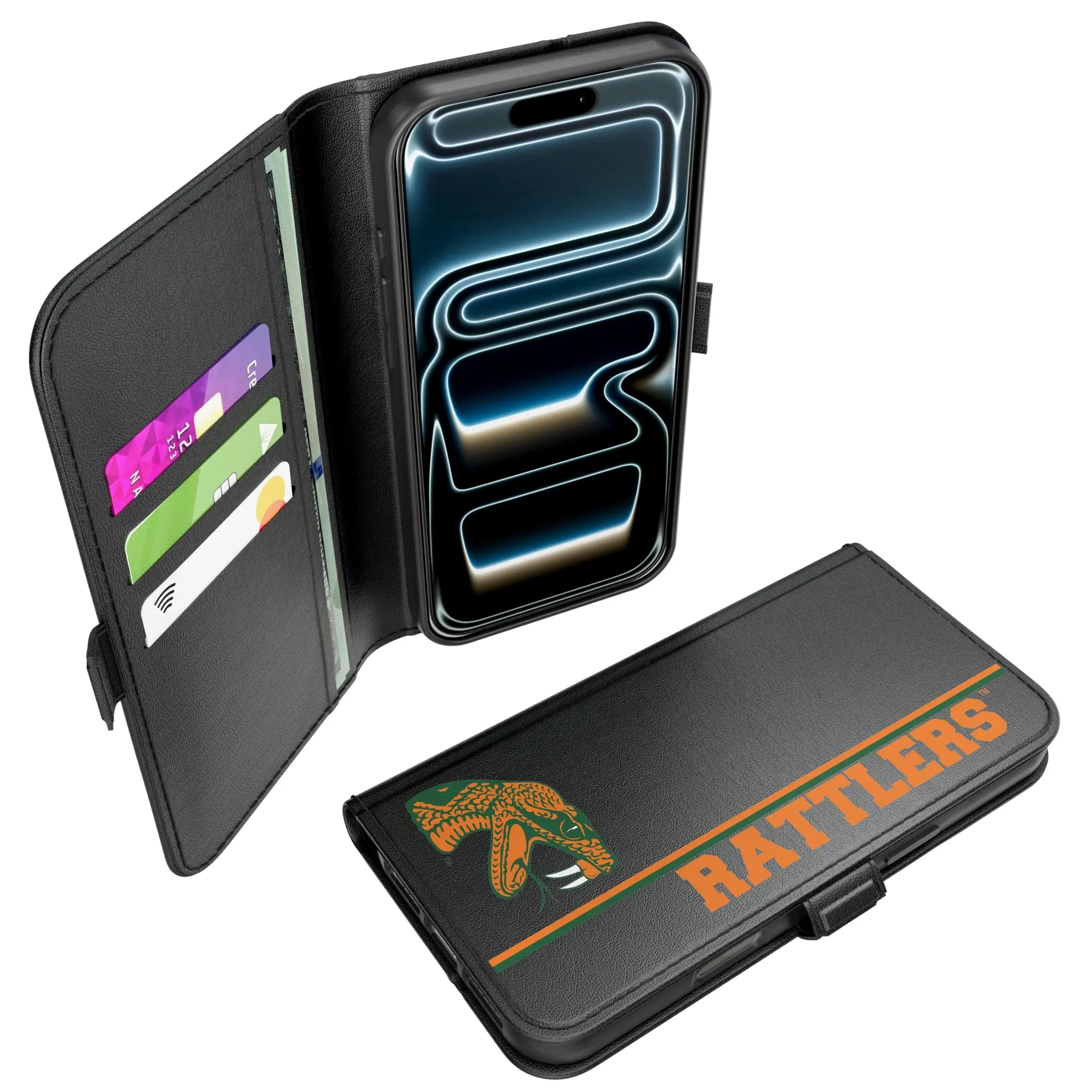 Florida A&M University Rattlers Sidebar iPhone Folio Phone Case for Apple iPhone#Device_iPhone 17 Pro Max