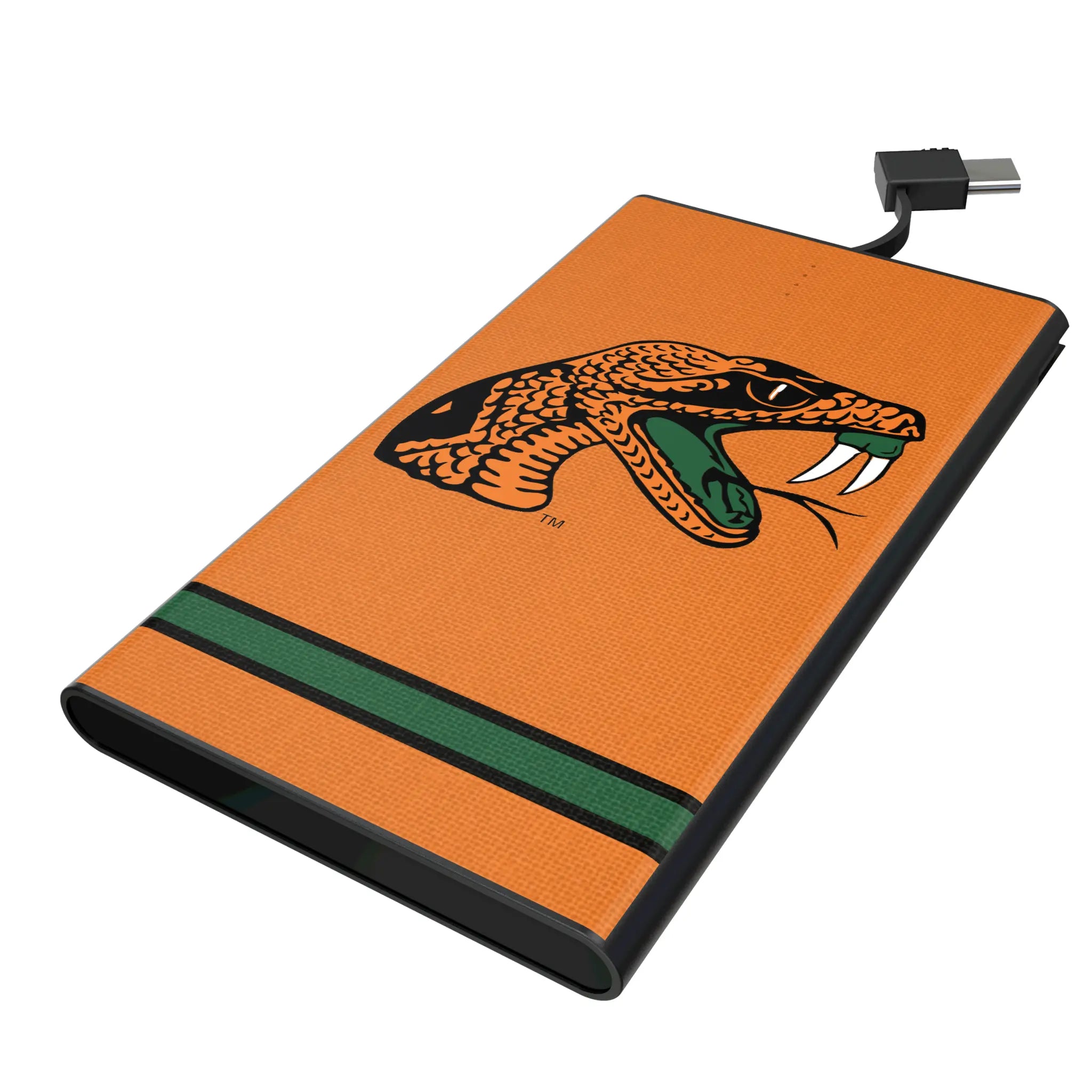 Florida A&M University Rattlers Stripe 5000mAh Flat Power Bank