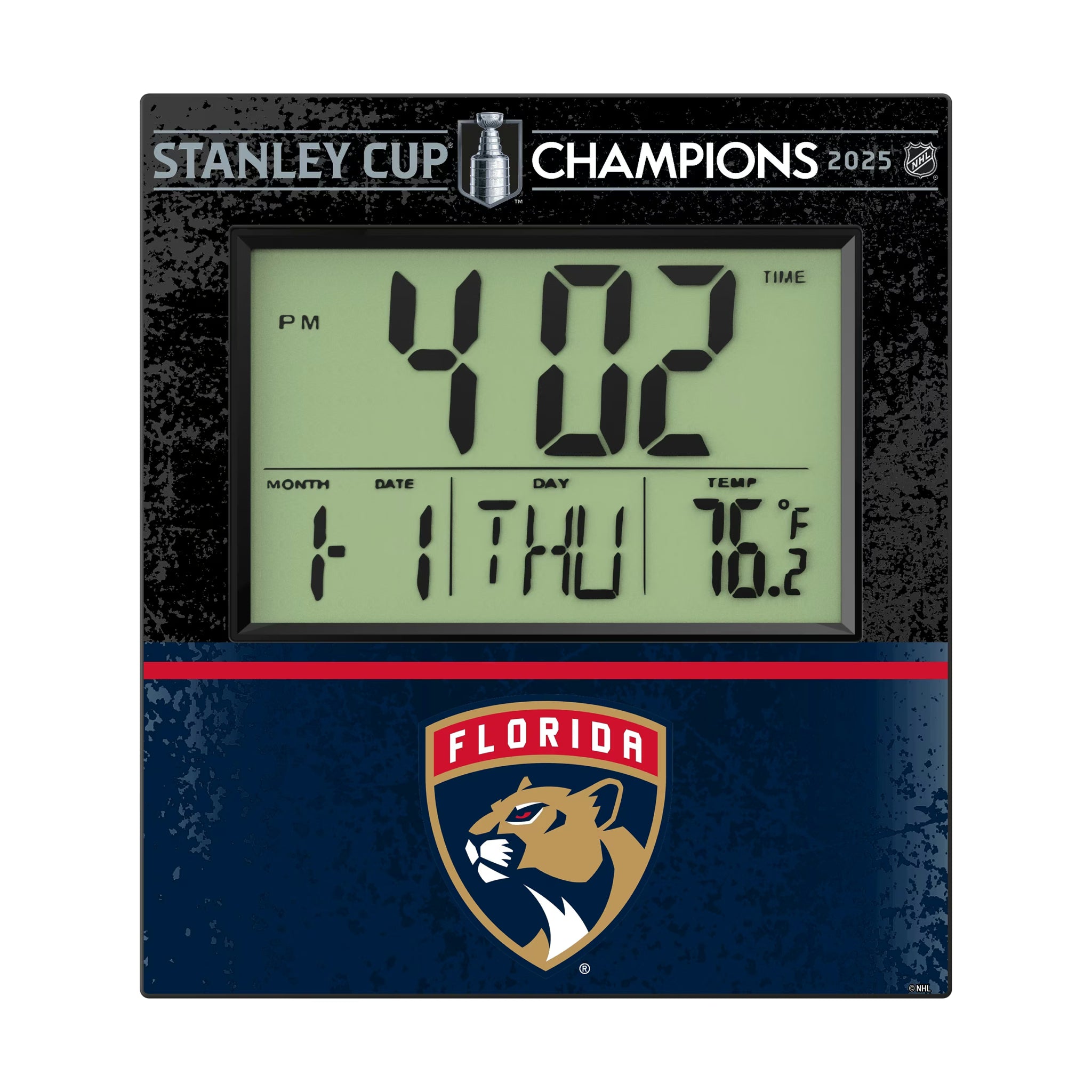 Florida Panthers 2025 Stanley Cup Wall Clock