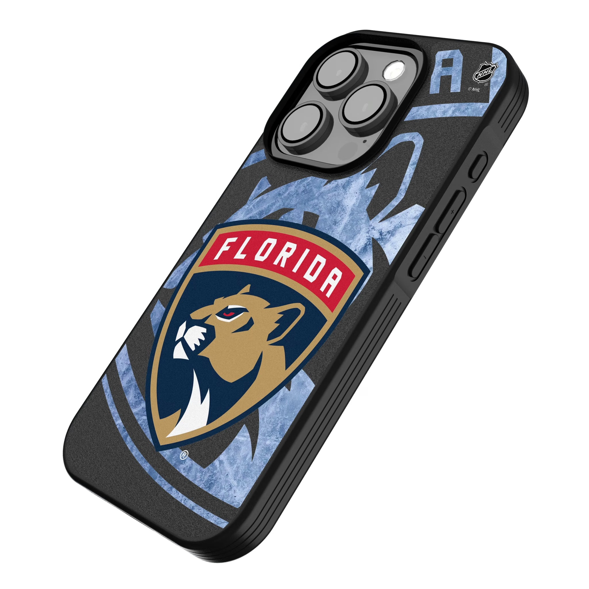 Florida Panthers Ice Tilt iPhone Bump Phone Case for Apple iPhone - Isometric View