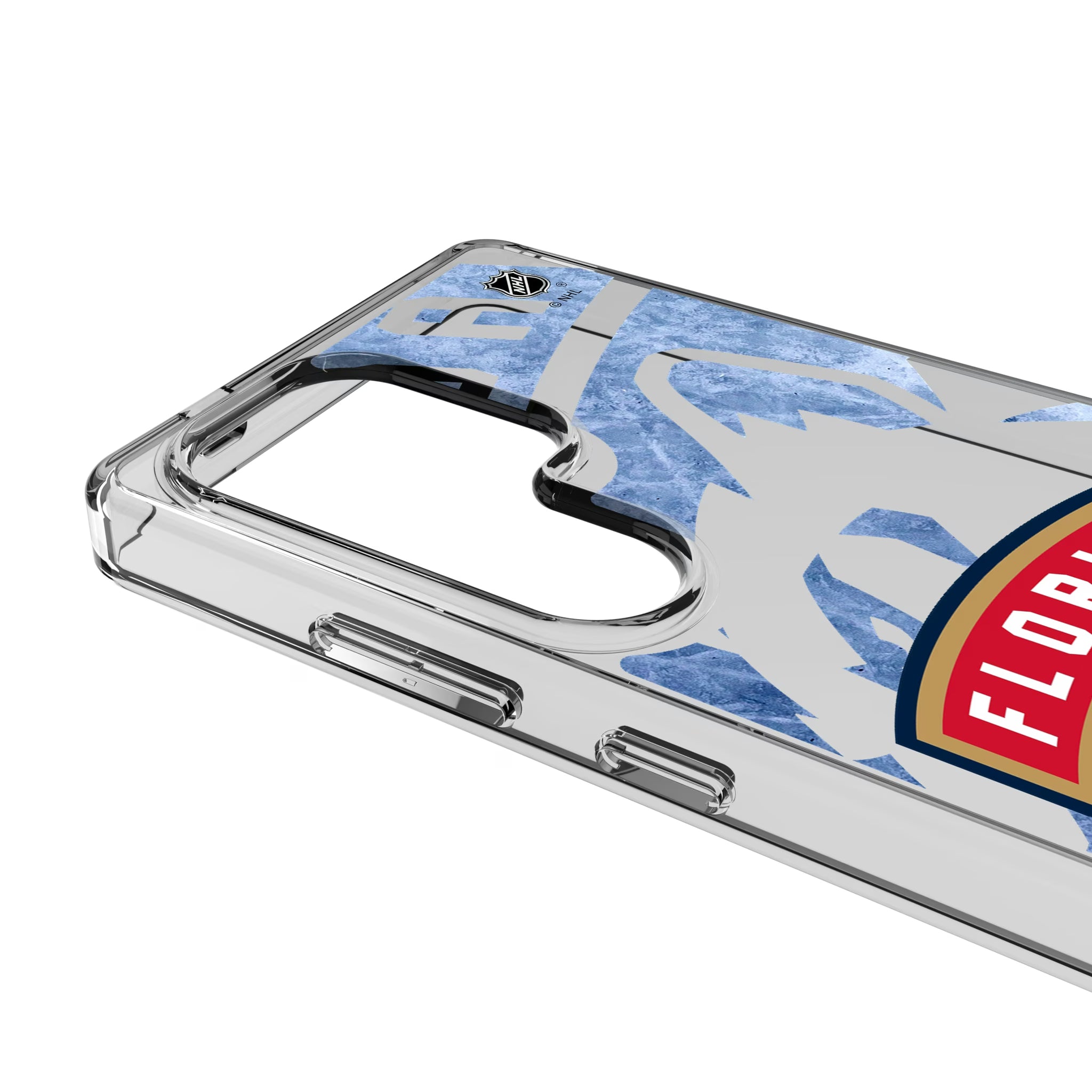 Florida Panthers Ice Tilt Galaxy Clear Phone Case for Samsung Galaxy - Detail