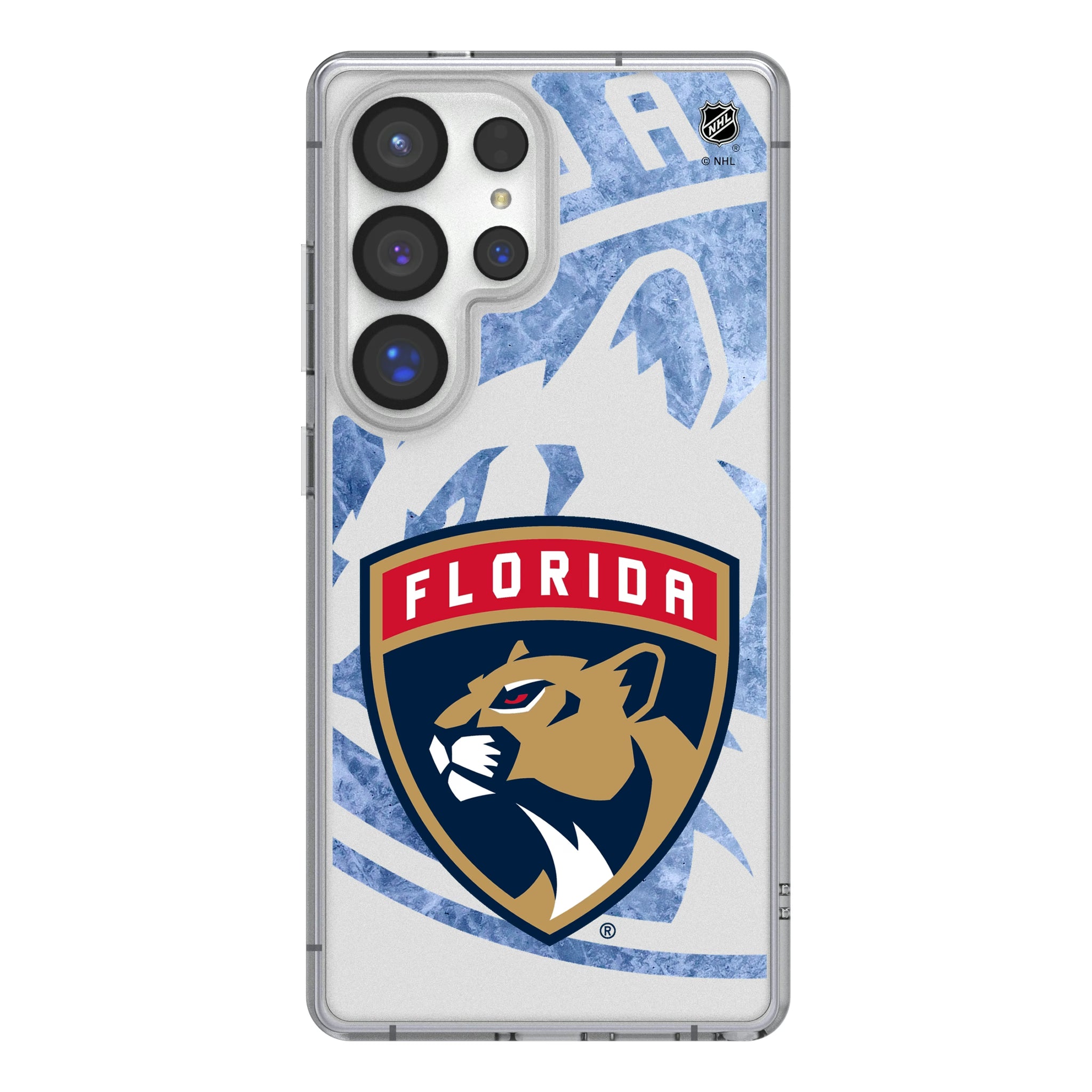 Florida Panthers Ice Tilt Galaxy Clear Phone Case for Samsung Galaxy