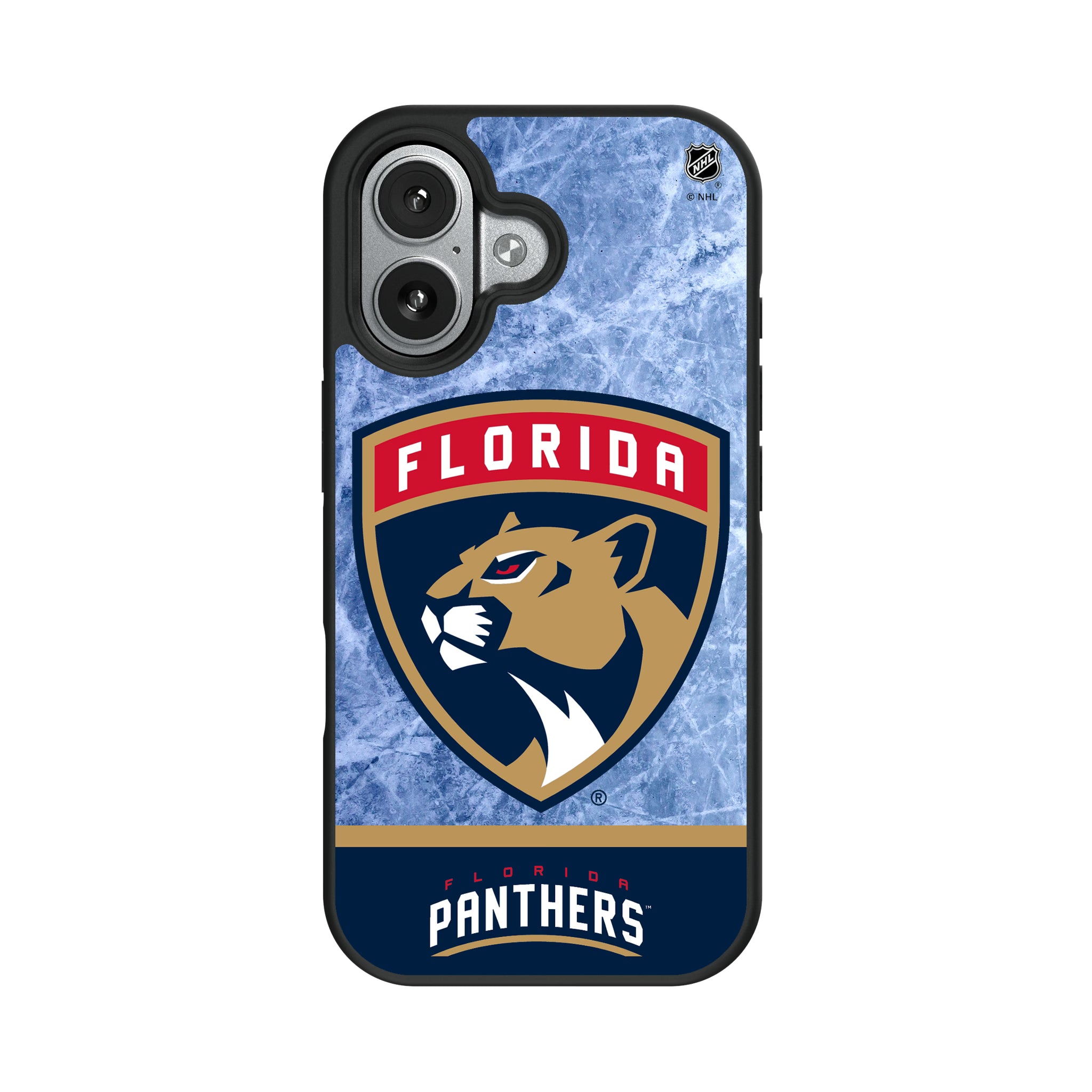 Florida Panthers Ice Wordmark iPhone Bump Phone Case for Apple iPhone#Device_iPhone 17