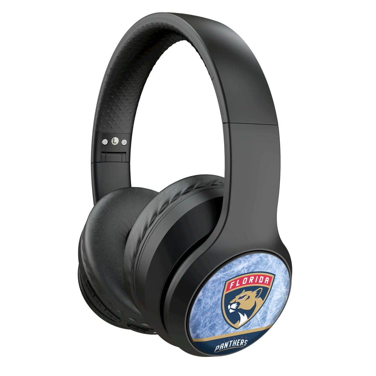 Florida Panthers Ice Wordmark Wireless Over-Ear Headphones With Case