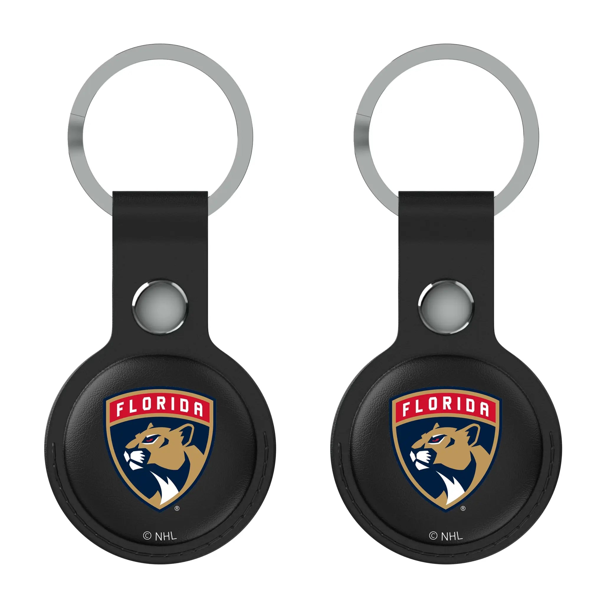 Florida Panthers Insignia AirTag Black Airtag Holder 2-Pack
