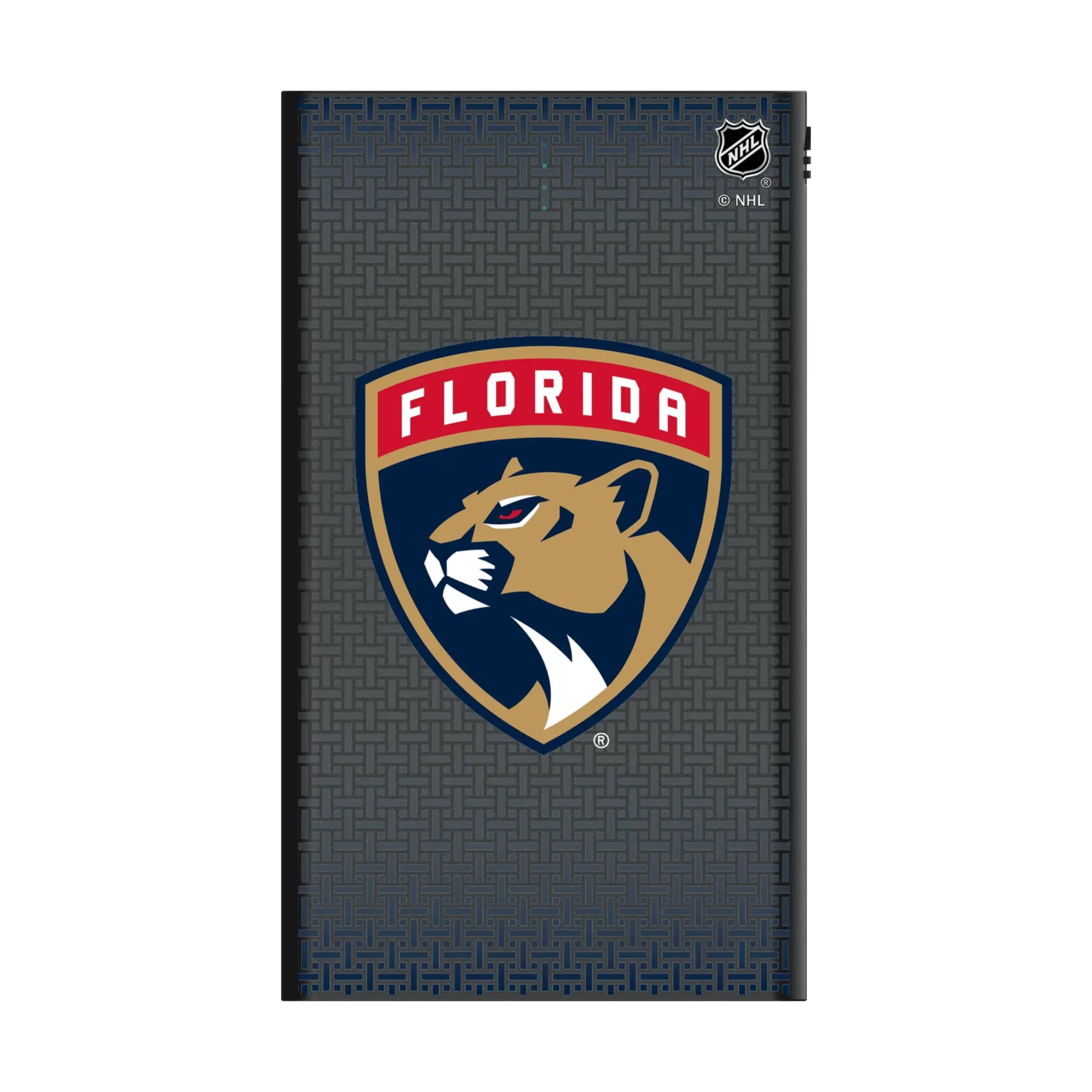 Florida Panthers Linen 5000mAh Flat Power Bank