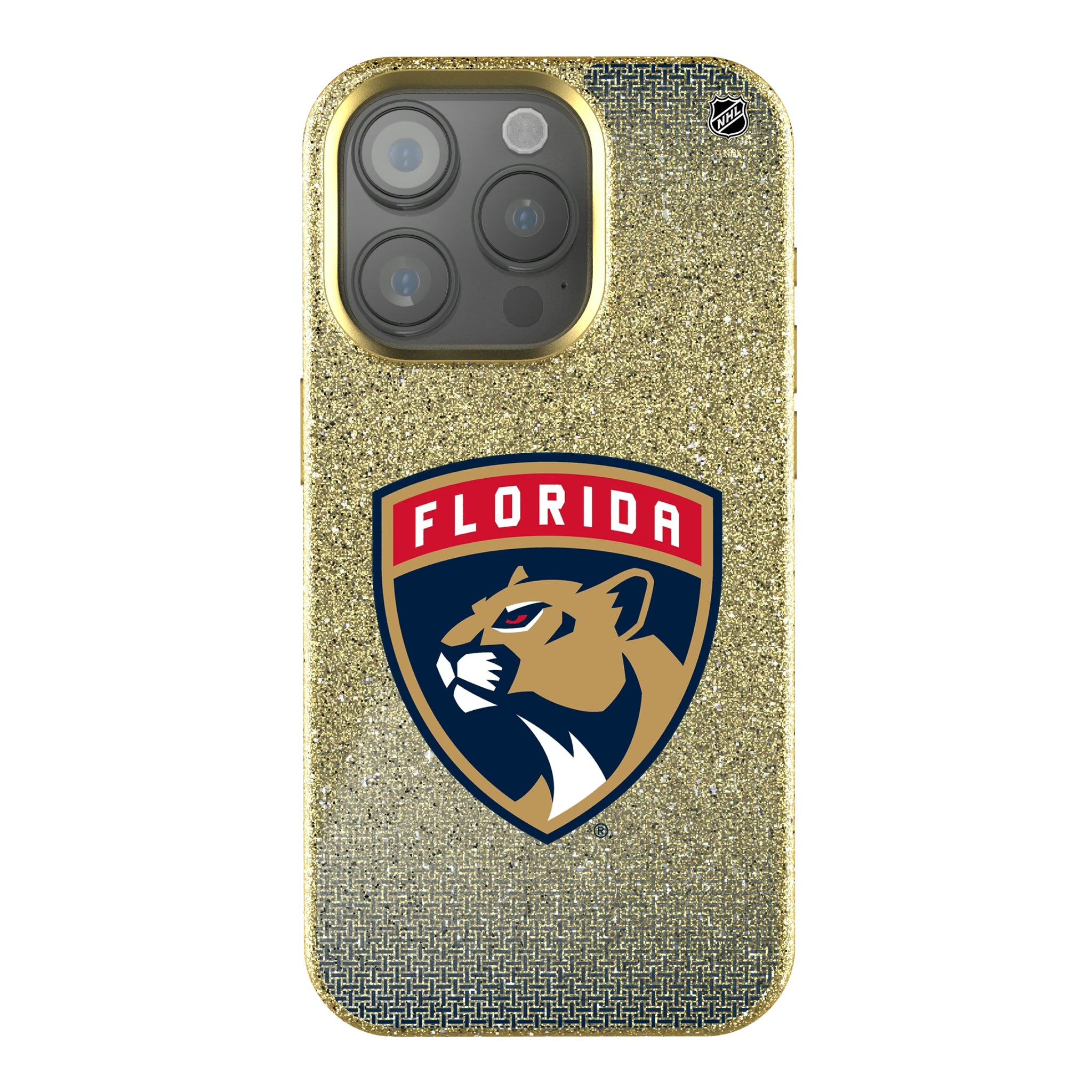Florida Panthers Linen iPhone Bling Phone Case for Apple iPhone