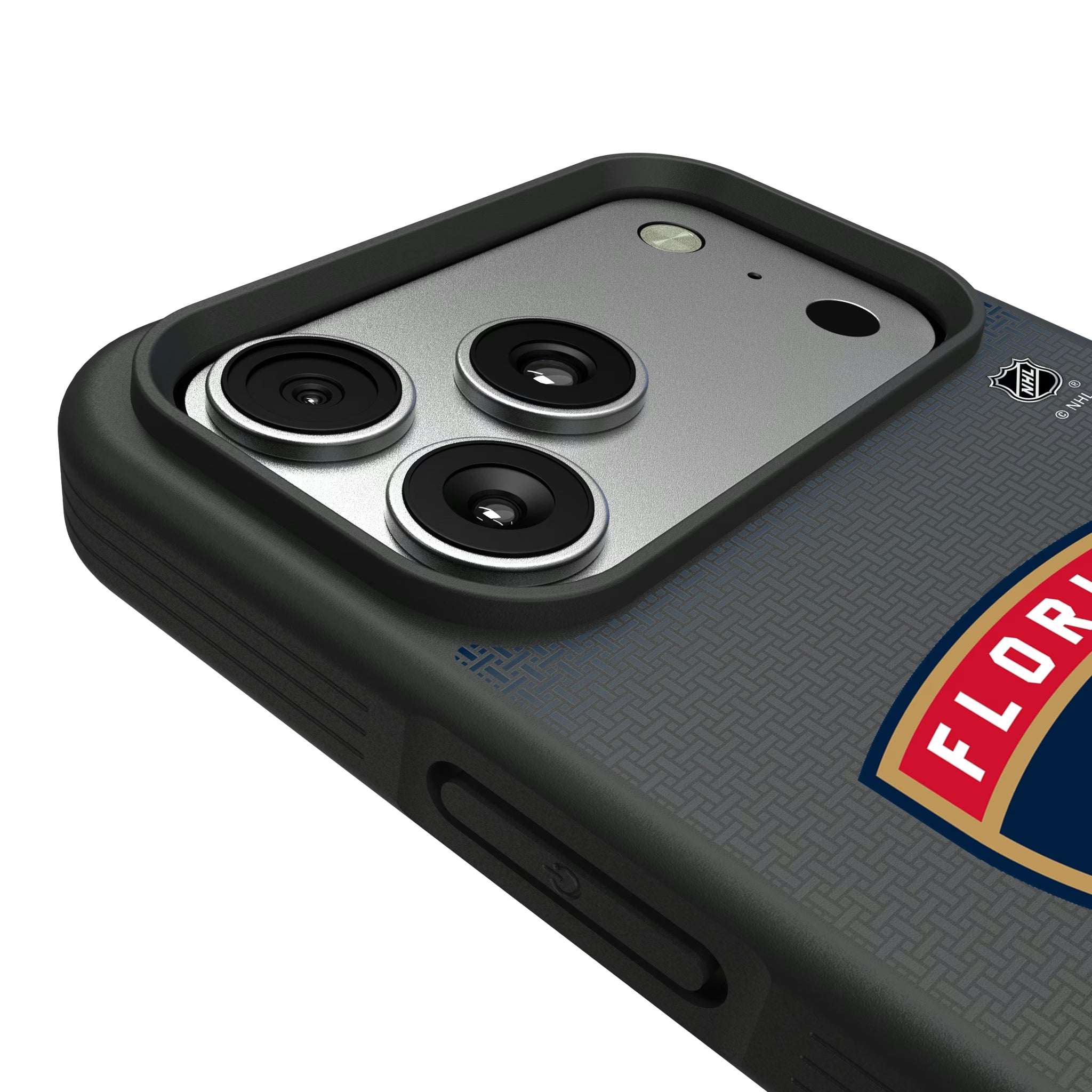 Florida Panthers Linen iPhone Bump Phone Case for Apple iPhone - Detail#Device_iPhone 17 Pro Max