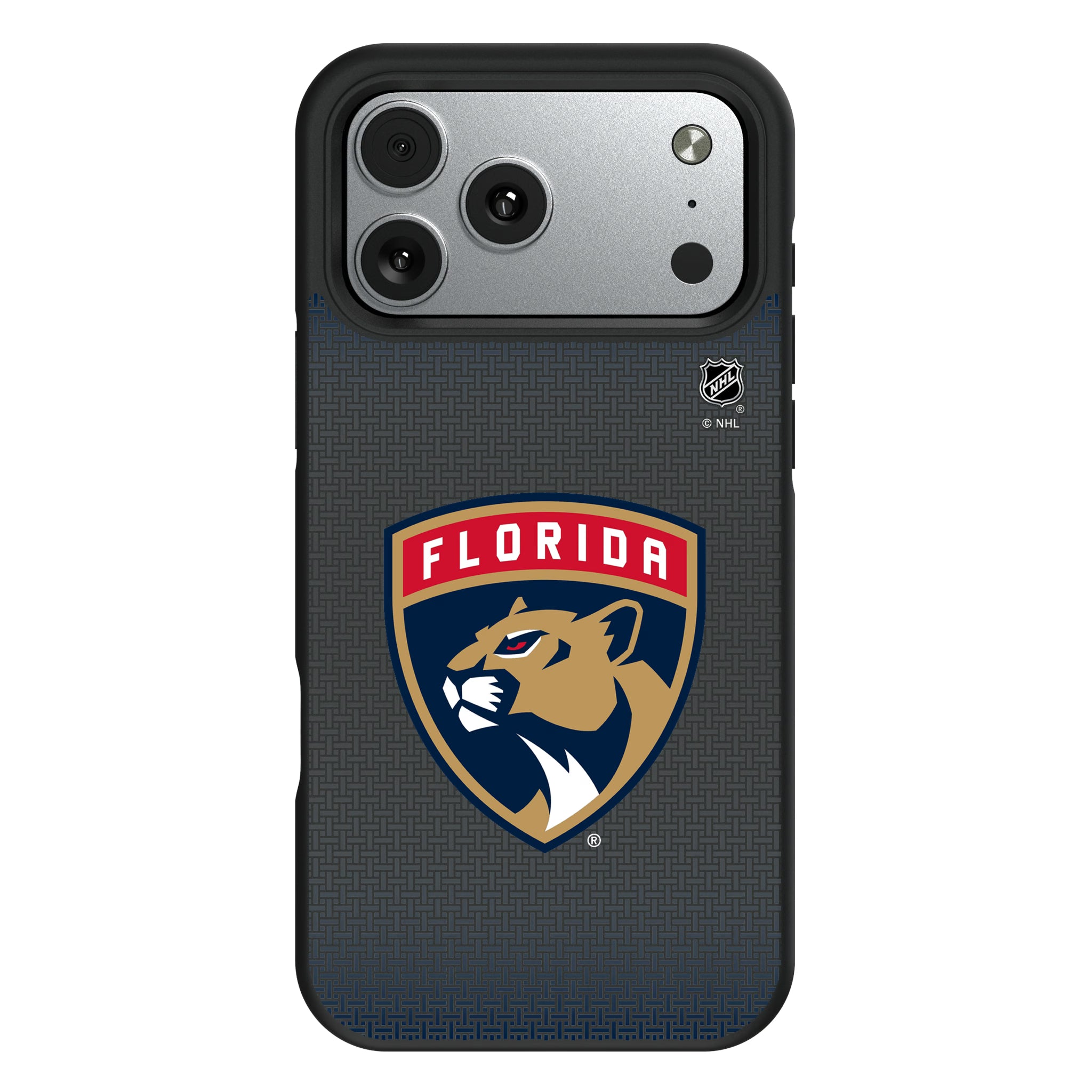 Florida Panthers Linen iPhone Bump Phone Case for Apple iPhone#Device_iPhone 17 Pro Max