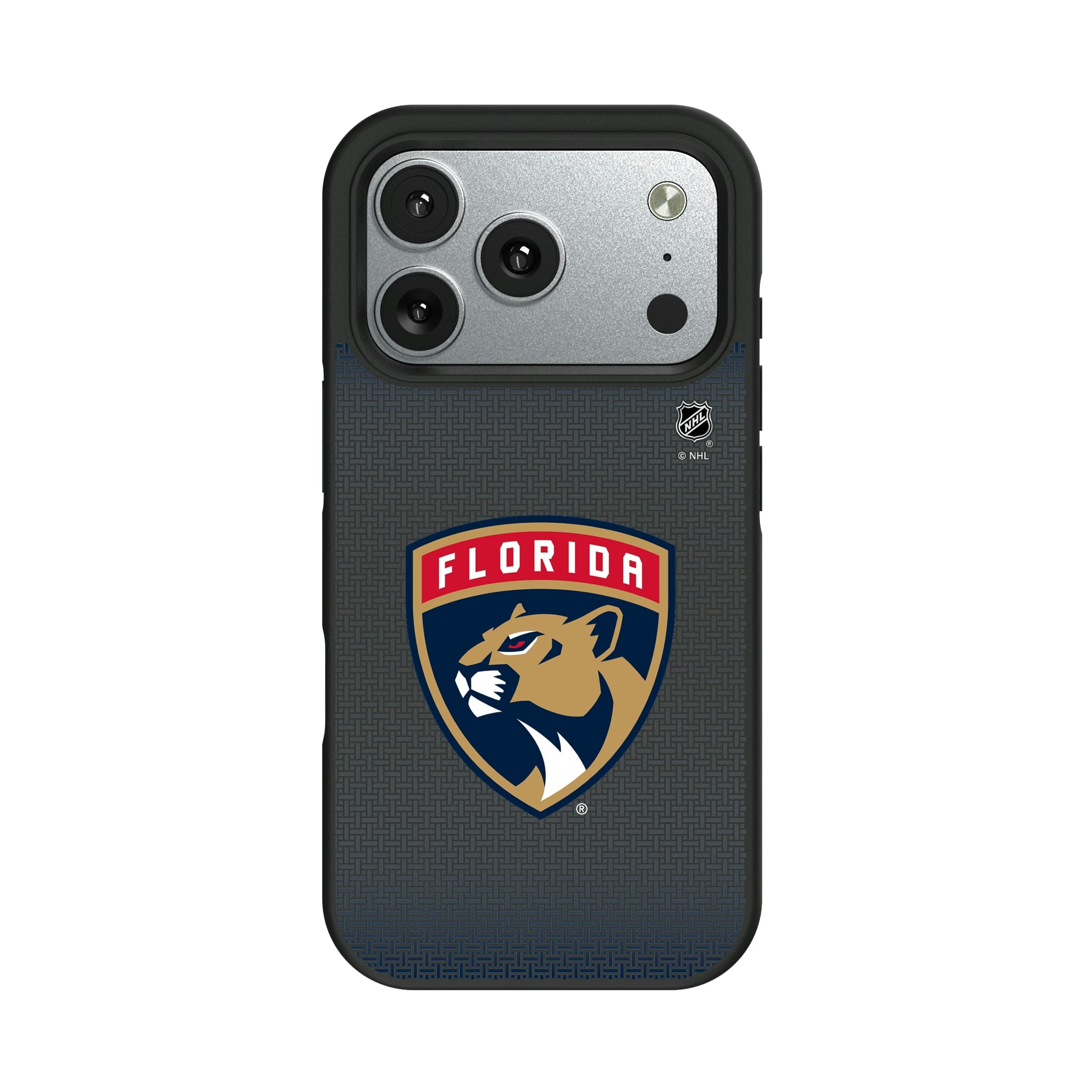 Florida Panthers Linen iPhone Bump Phone Case for Apple iPhone#Device_iPhone 17 Pro