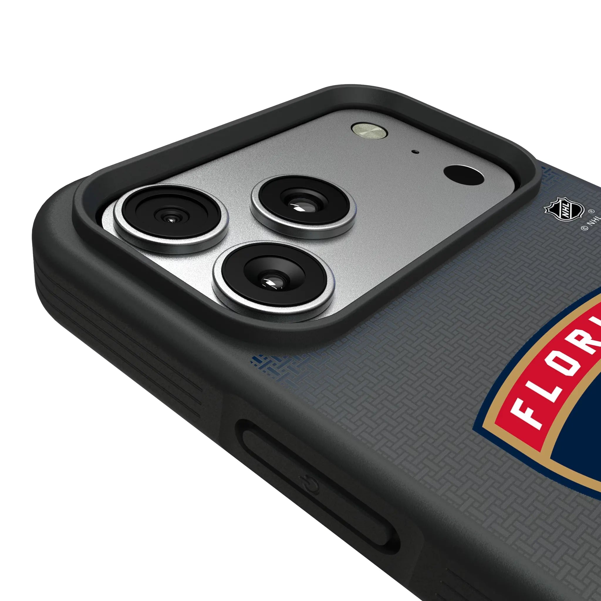 Florida Panthers Linen iPhone Bump Phone Case for Apple iPhone - Detail#Device_iPhone 17 Pro Max