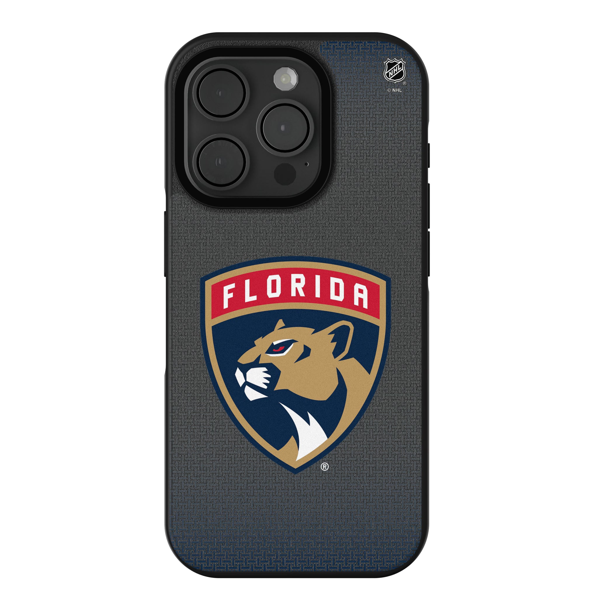 Florida Panthers Linen iPhone Bump Phone Case for Apple iPhone