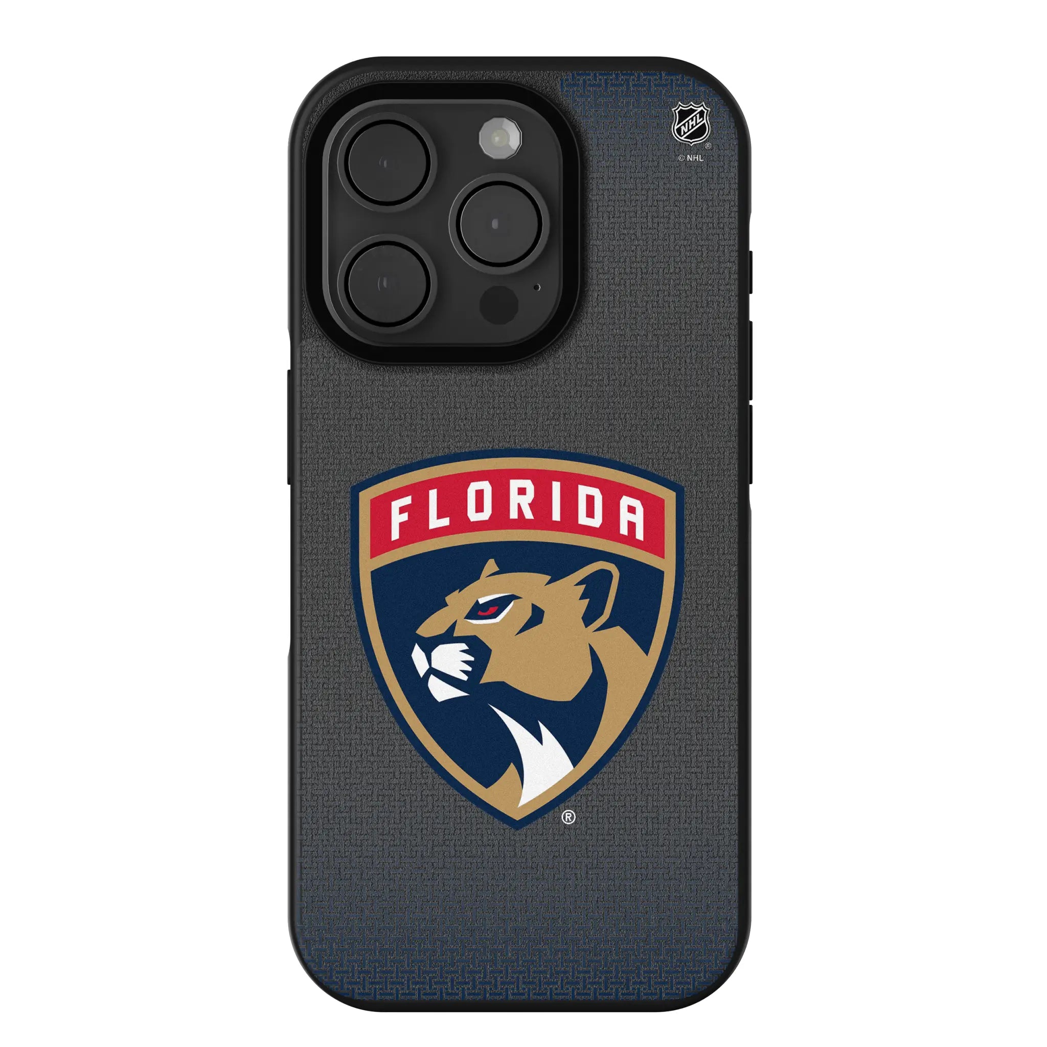 Florida Panthers Linen iPhone Bump Phone Case for Apple iPhone