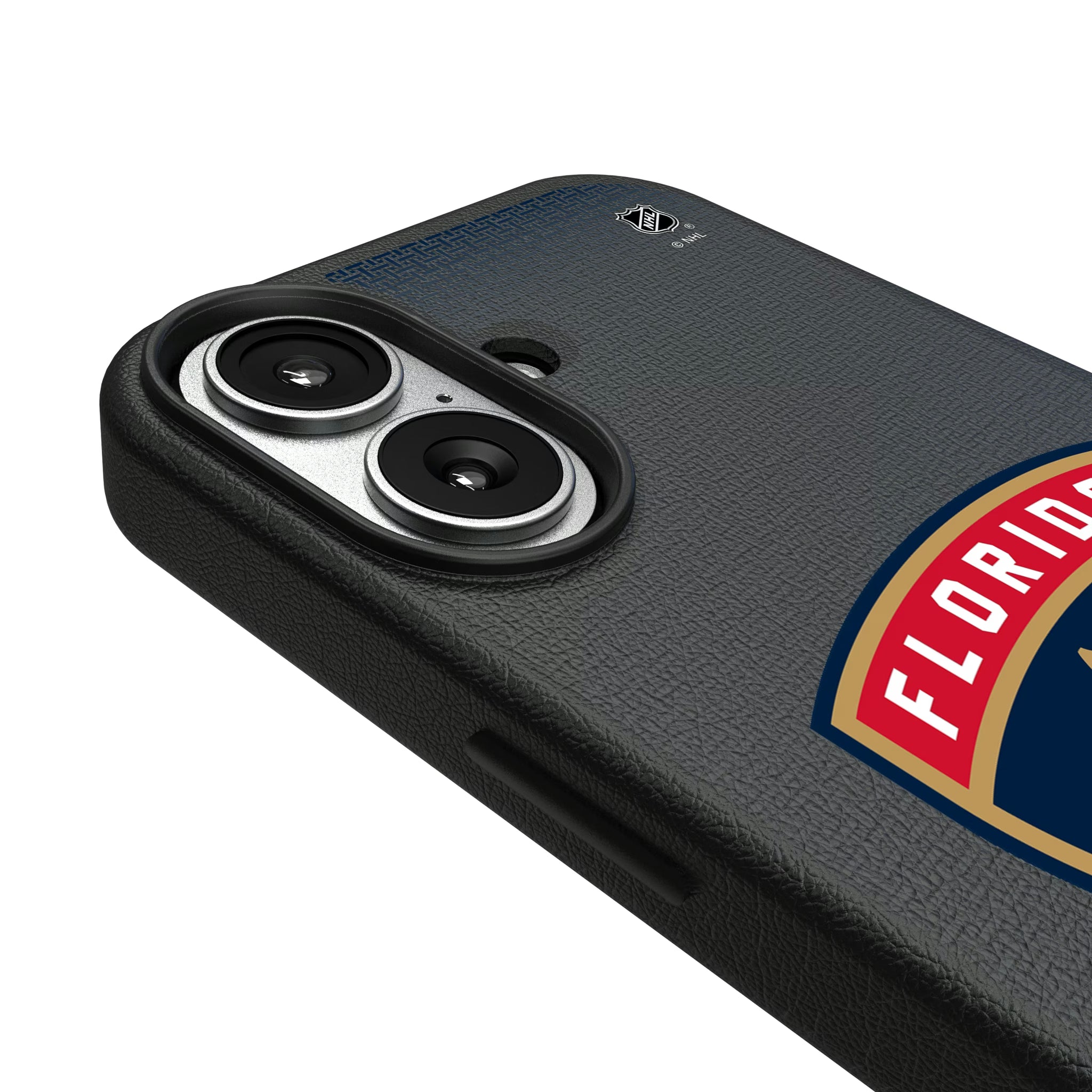 Florida Panthers Linen iPhone MagSafe Compatible Phone Case for Apple iPhone - Detail#Device_iPhone 17