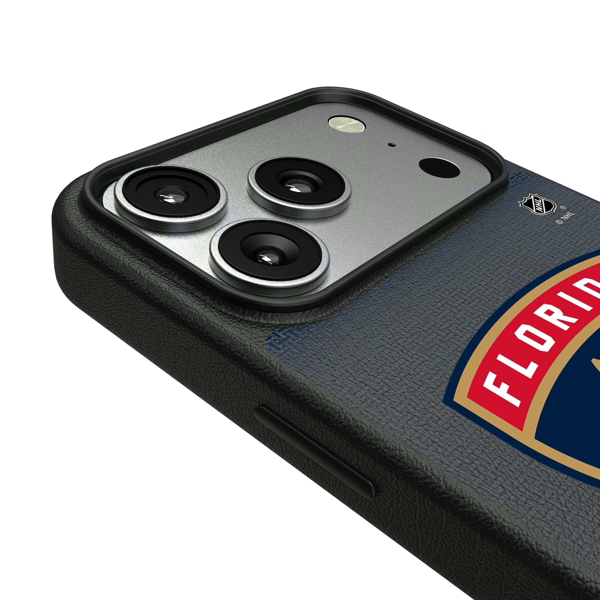 Florida Panthers Linen iPhone MagSafe Compatible Phone Case for Apple iPhone - Detail#Device_iPhone 17 Pro