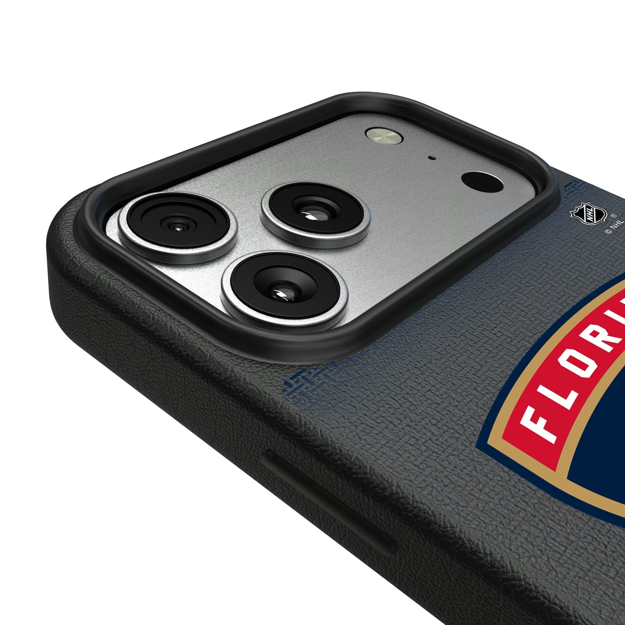 Florida Panthers Linen iPhone MagSafe Compatible Phone Case for Apple iPhone - Detail#Device_iPhone 17 Pro Max