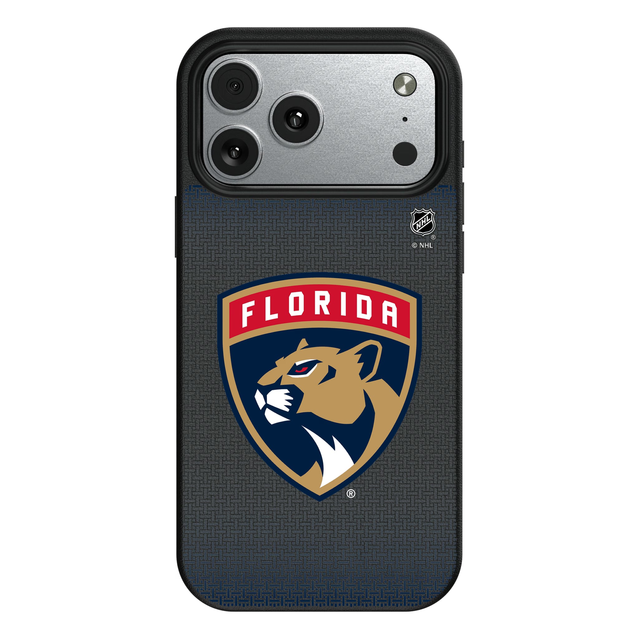 Florida Panthers Linen iPhone MagSafe Compatible Phone Case for Apple iPhone#Device_iPhone 17 Pro Max