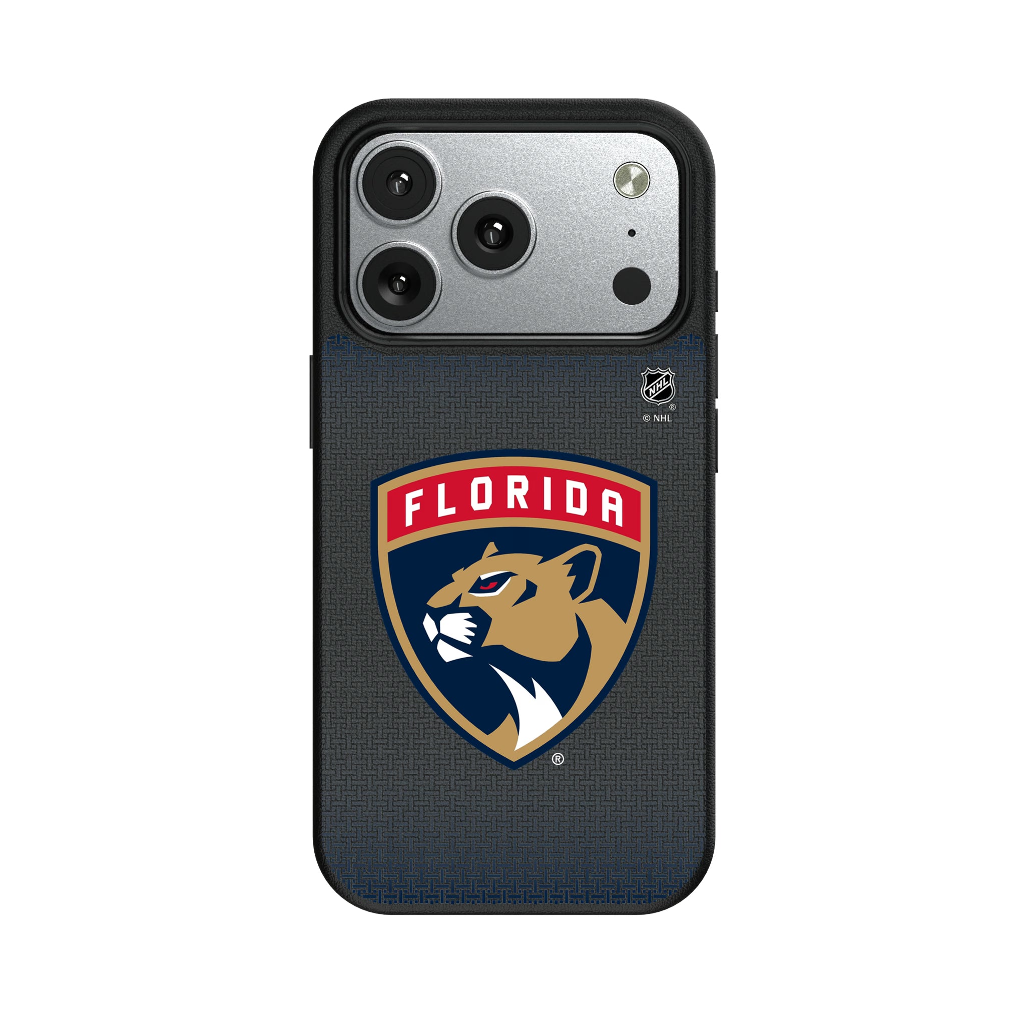 Florida Panthers Linen iPhone MagSafe Compatible Phone Case for Apple iPhone#Device_iPhone 17 Pro