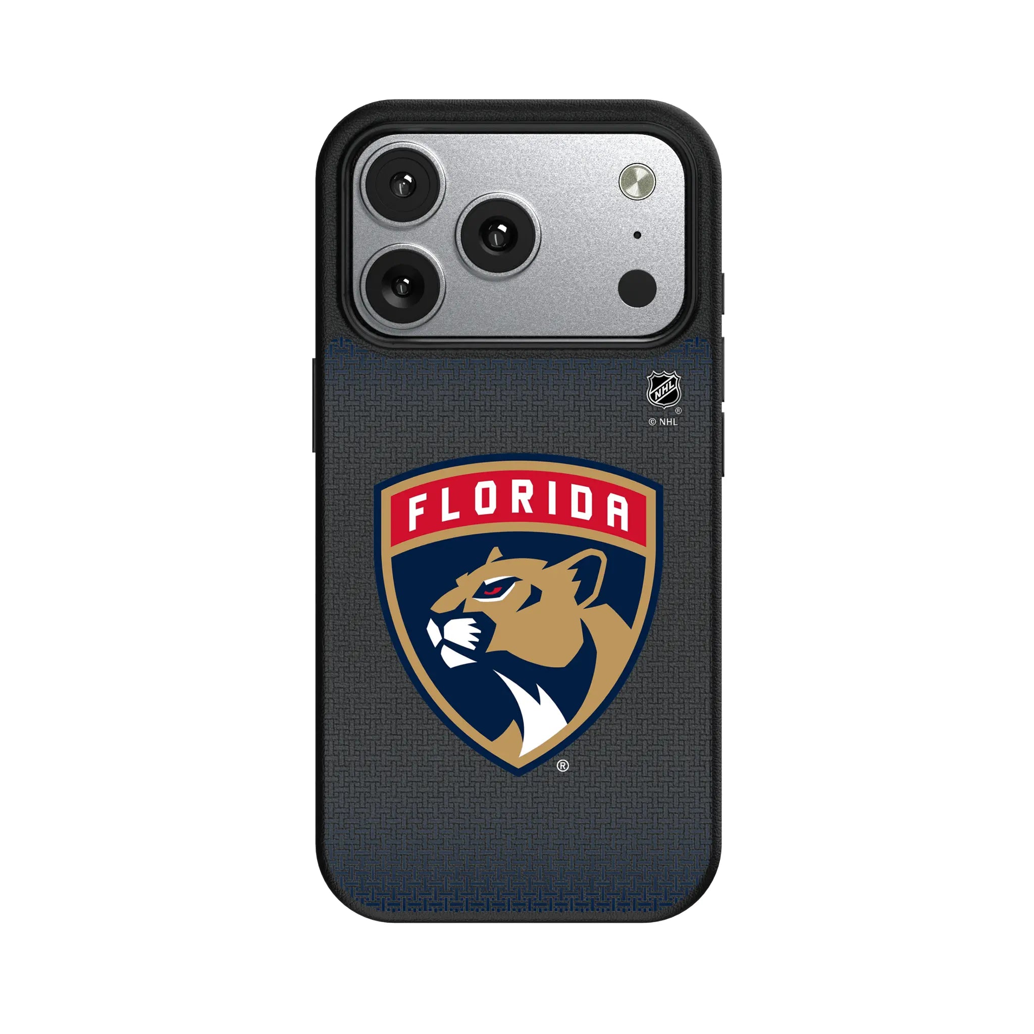 Florida Panthers Linen iPhone MagSafe Compatible Phone Case for Apple iPhone#Device_iPhone 17 Pro