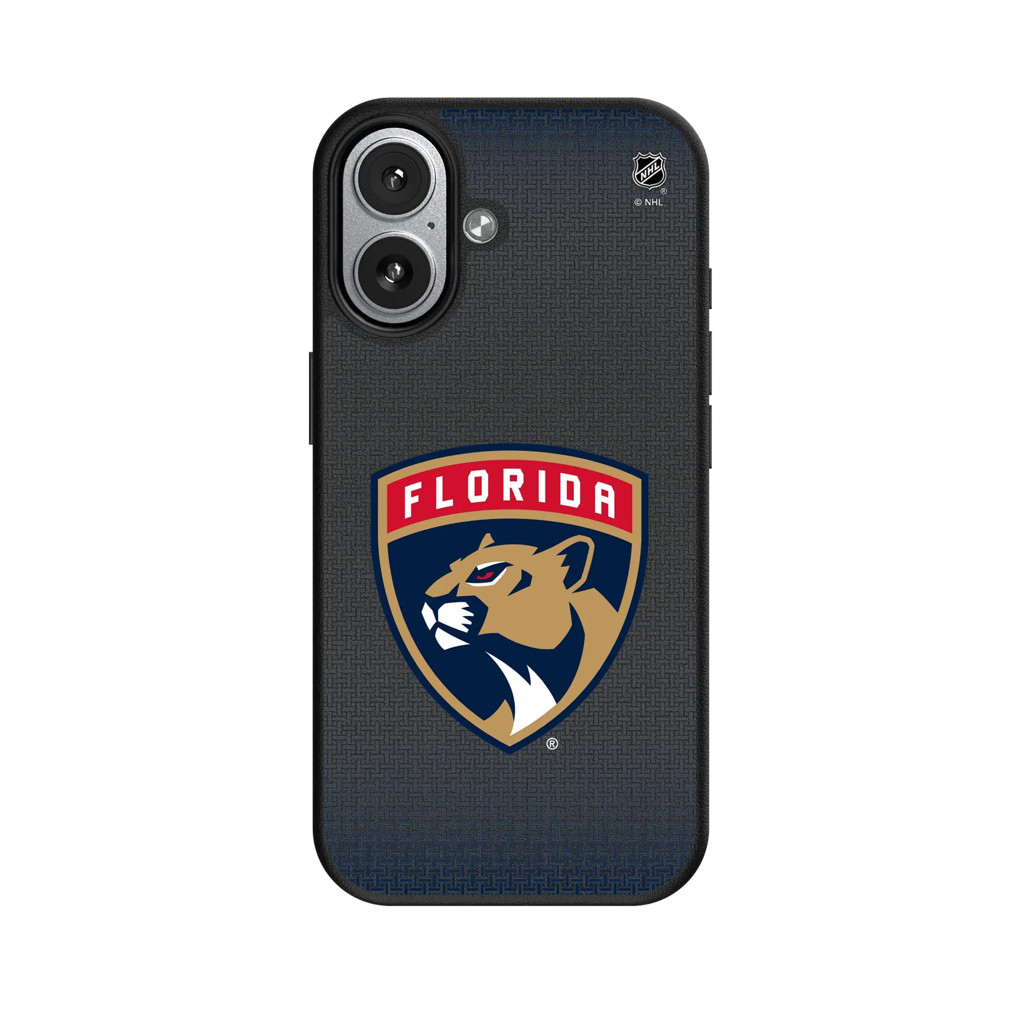 Florida Panthers Linen iPhone MagSafe Compatible Phone Case for Apple iPhone#Device_iPhone 17