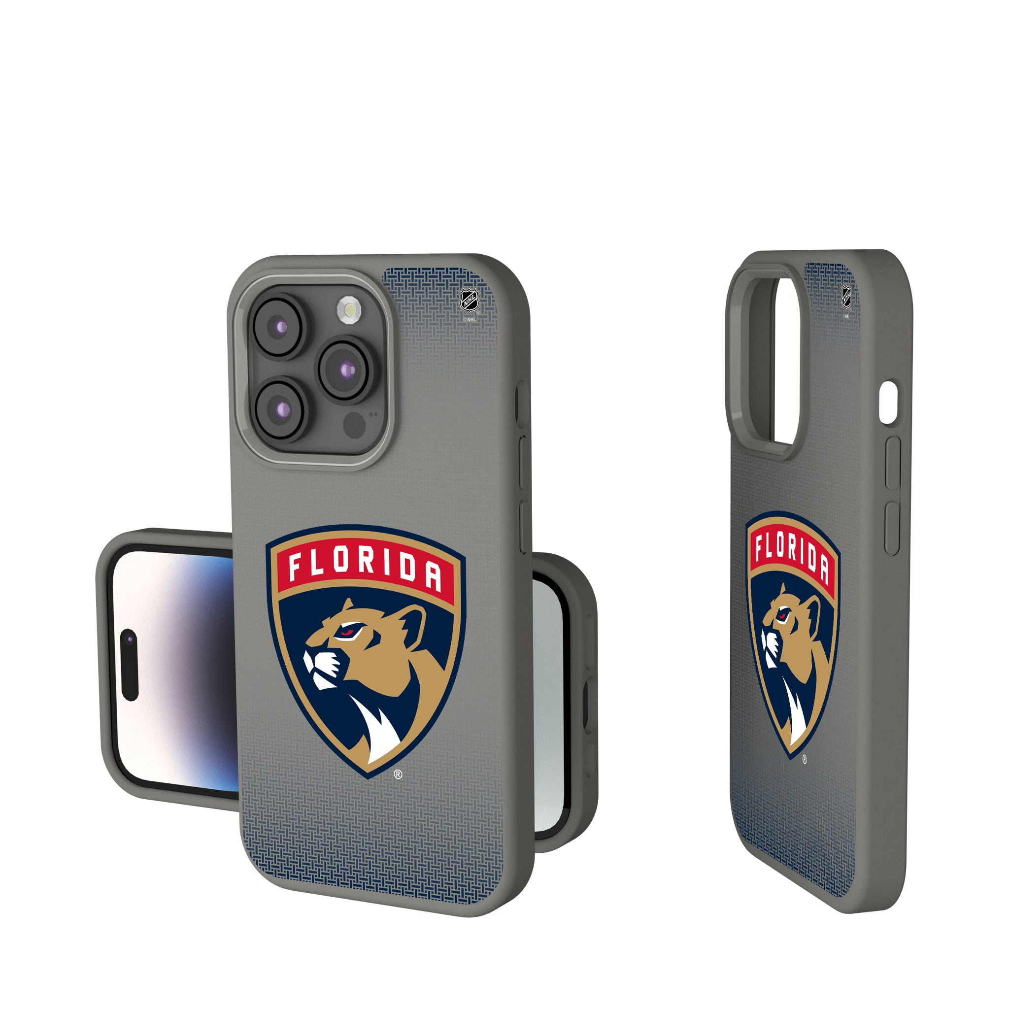 Florida Panthers Linen iPhone Soft Touch Phone Case for Apple iPhone