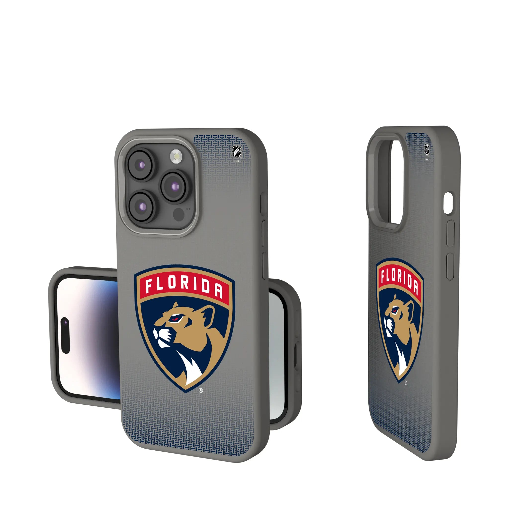 Florida Panthers Linen iPhone Soft Touch Phone Case for Apple iPhone