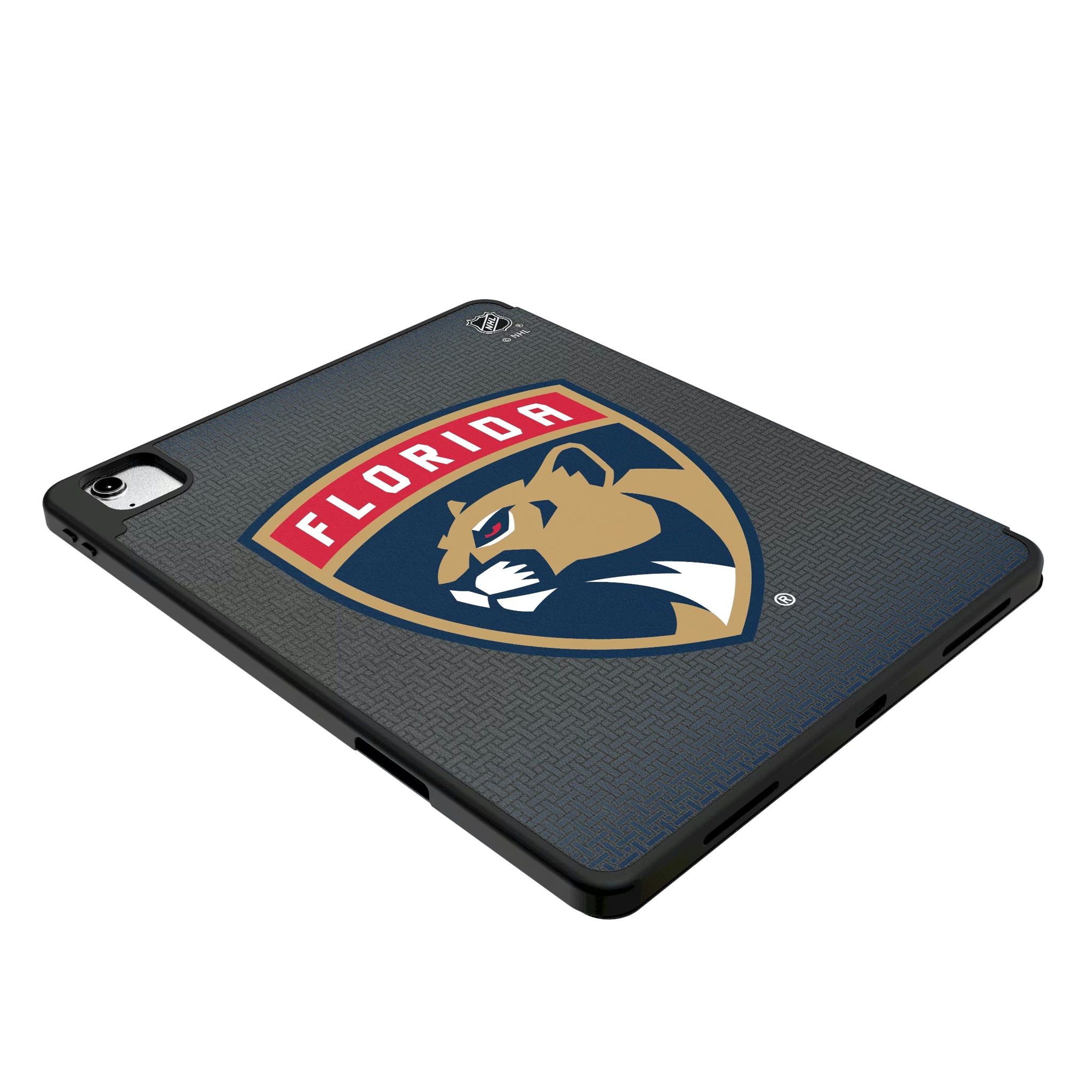 Florida Panthers Linen iPad Tablet Case for Apple iPad - Isometric View