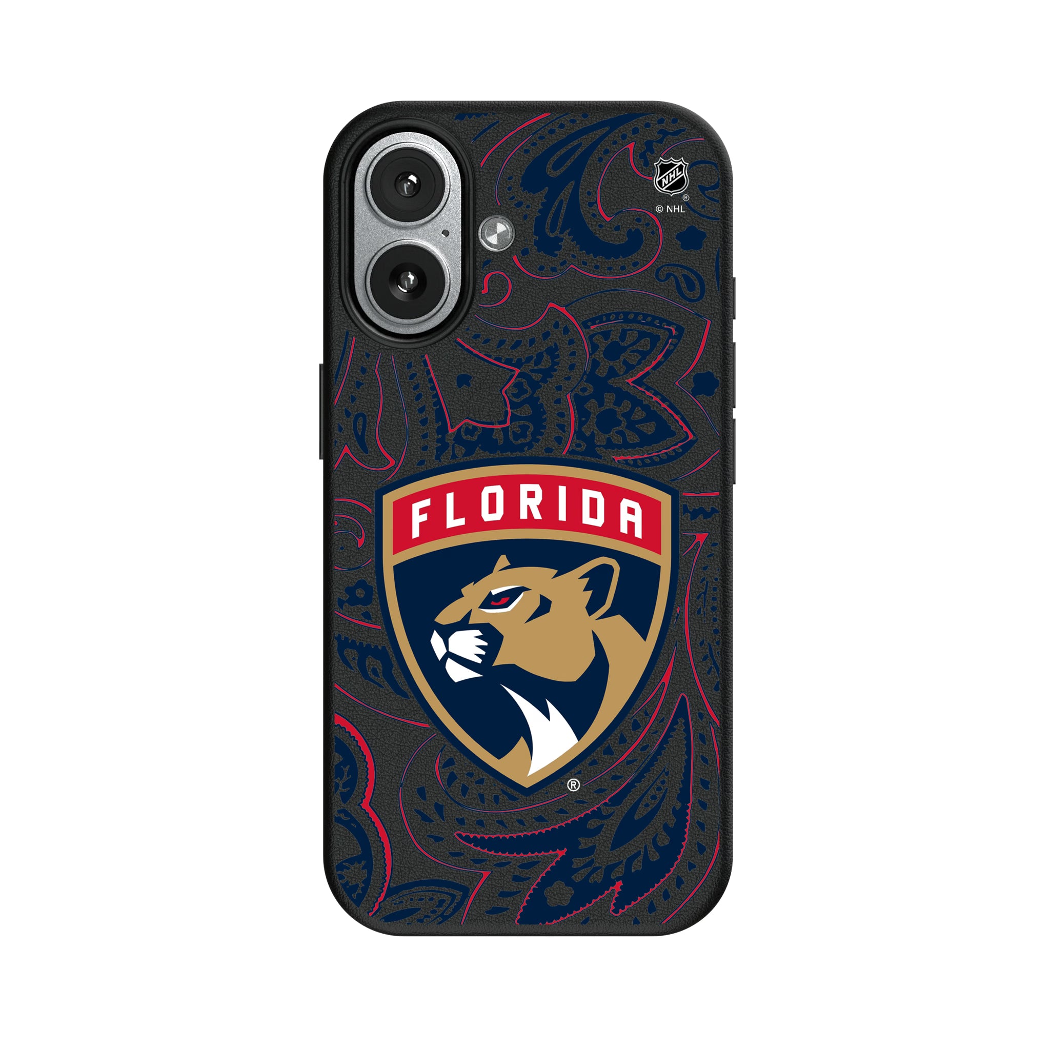 Florida Panthers Paisley iPhone MagSafe Compatible Phone Case for Apple iPhone#Device_iPhone 17