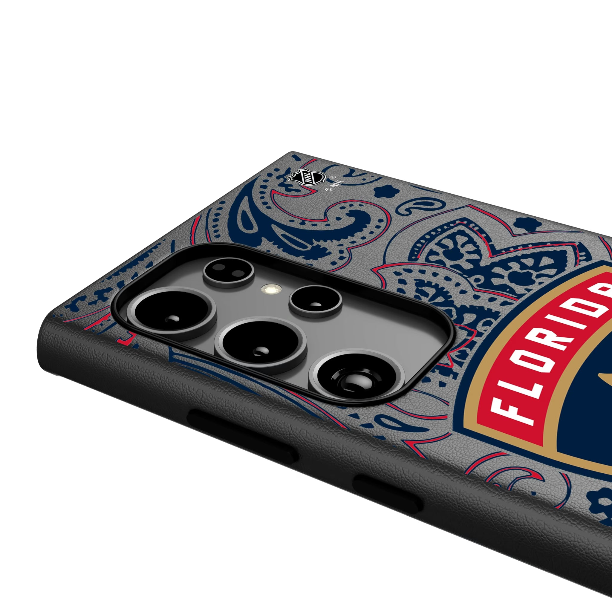 Florida Panthers Paisley Galaxy MagSafe Compatible Phone Case for Samsung Galaxy - Detail