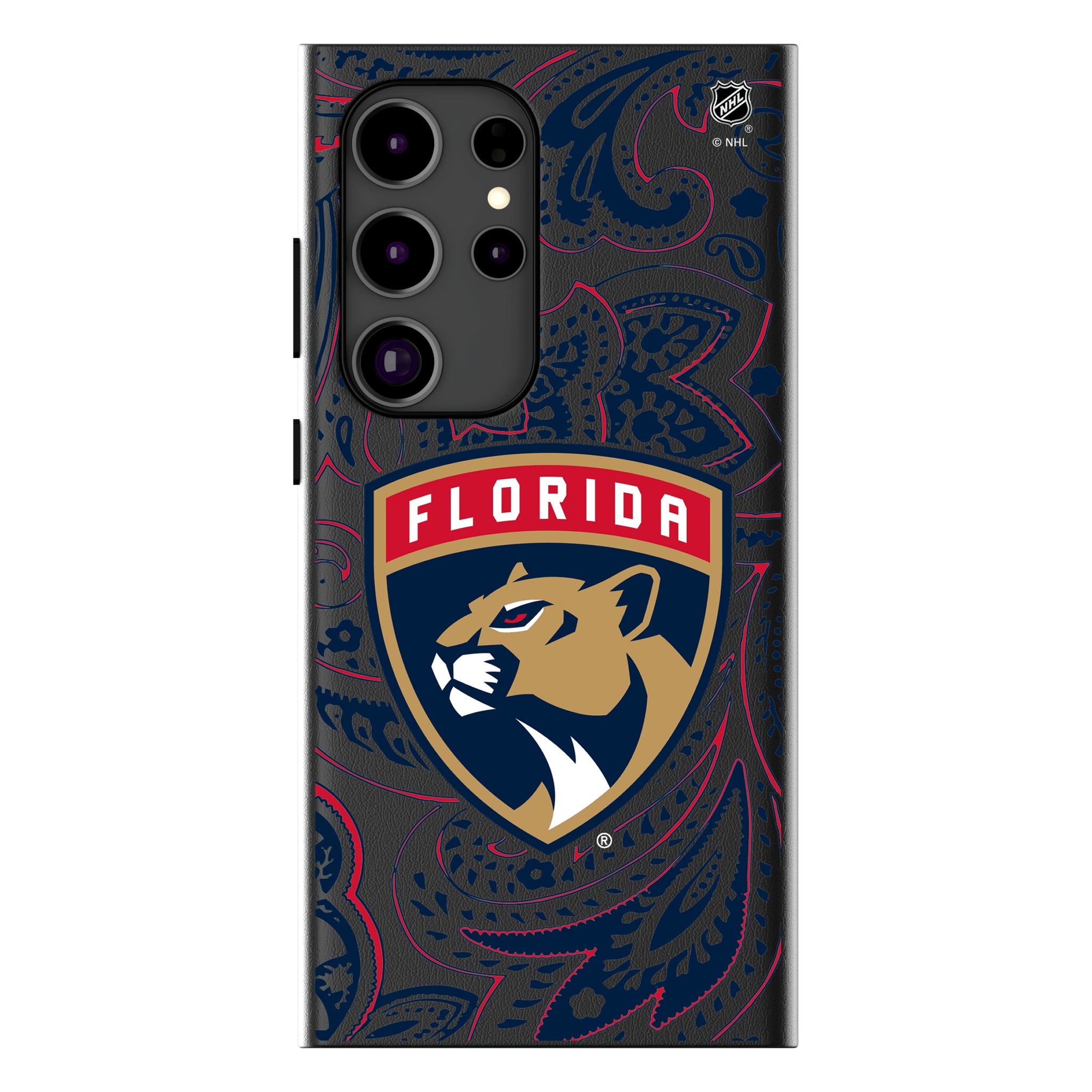 Florida Panthers Paisley Galaxy MagSafe Compatible Phone Case for Samsung Galaxy