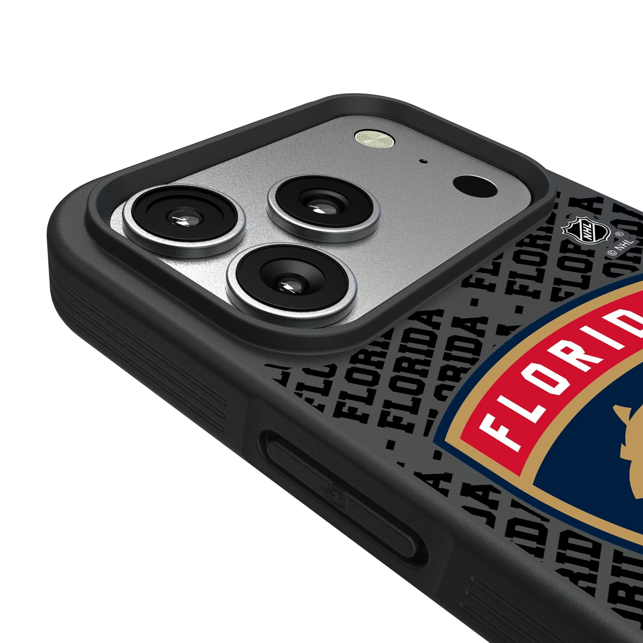 Florida Panthers Personalized EndZone Plus iPhone Bump Phone Case for Apple iPhone - Detail#Device_iPhone 17 Pro