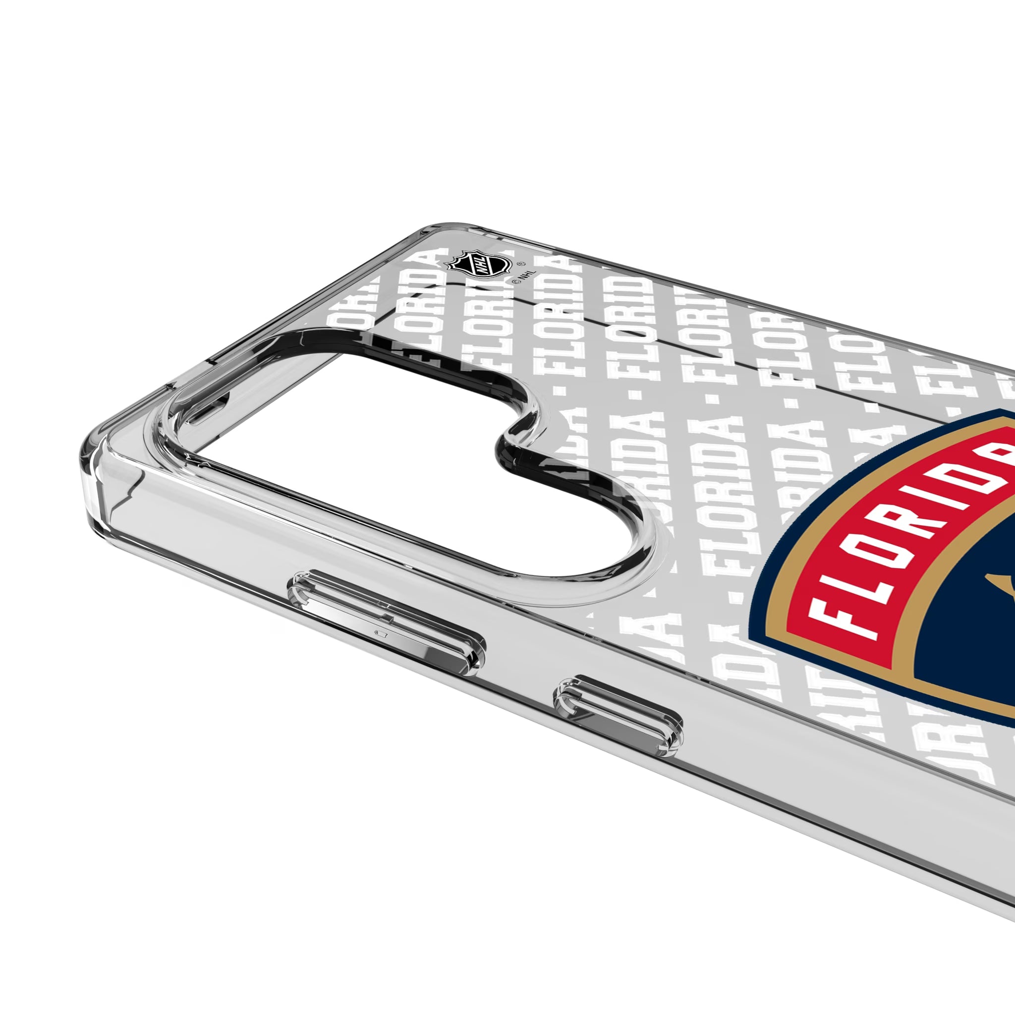 Florida Panthers Personalized EndZone Plus Galaxy Clear Phone Case for Samsung Galaxy - Detail