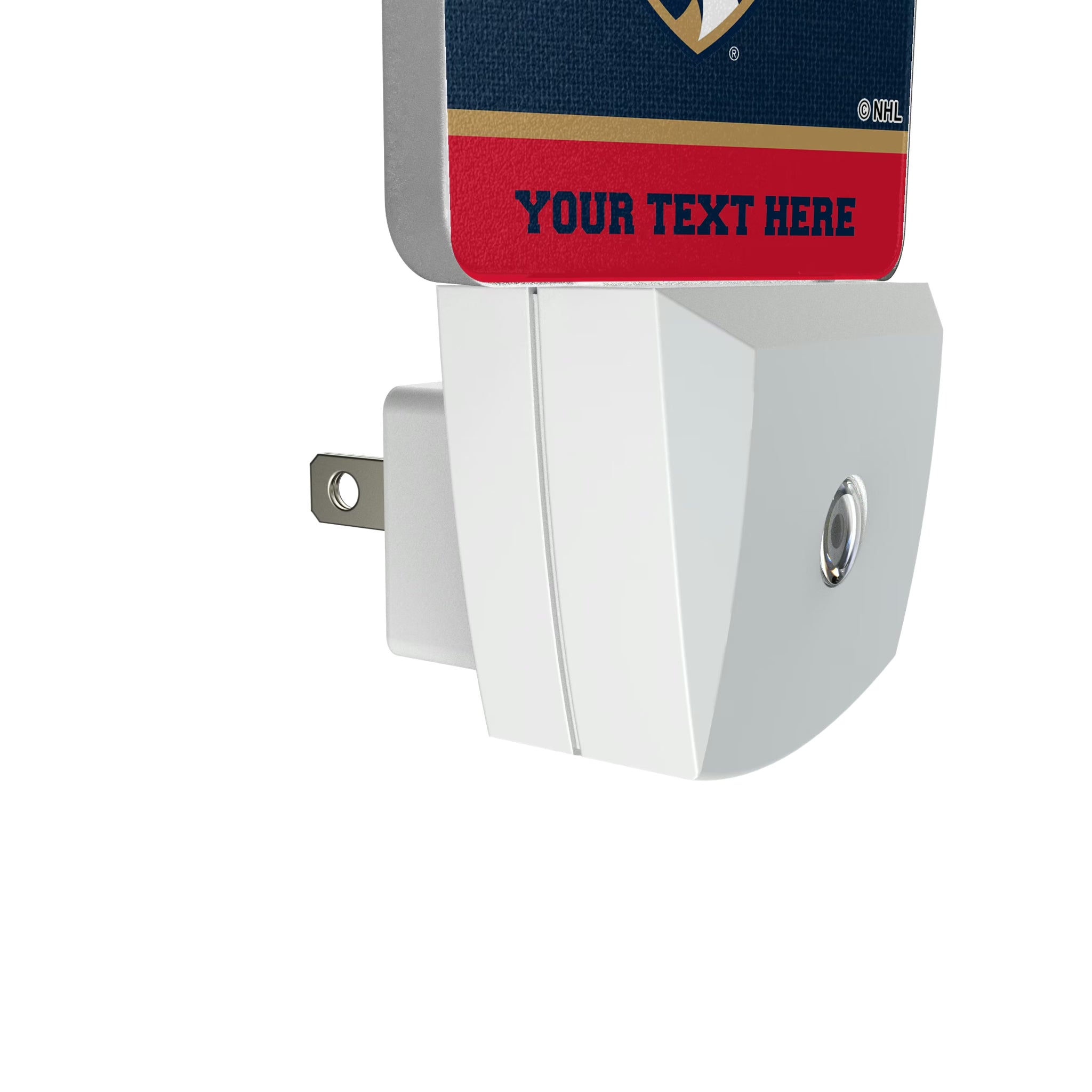 Florida Panthers Personalized Endzone Solid Night Light 2-Pack - Detail