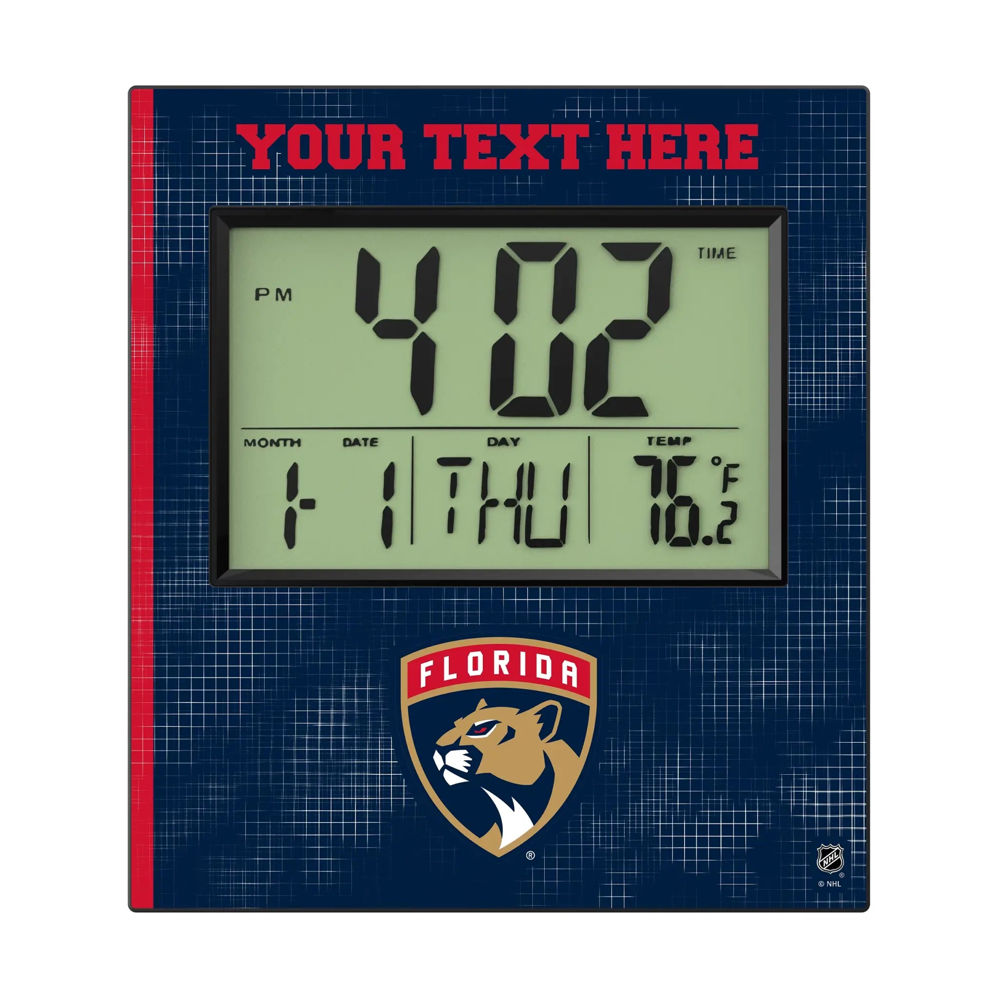 Florida Panthers Personalized Hatch Wall Clock