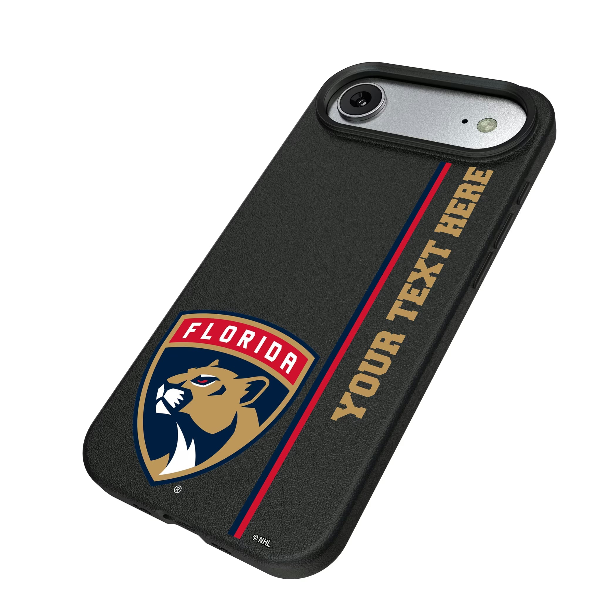 Florida Panthers Personalized Sidebard iPhone MagSafe Compatible Phone Case for Apple iPhone - Isometric View#Device_iPhone Air
