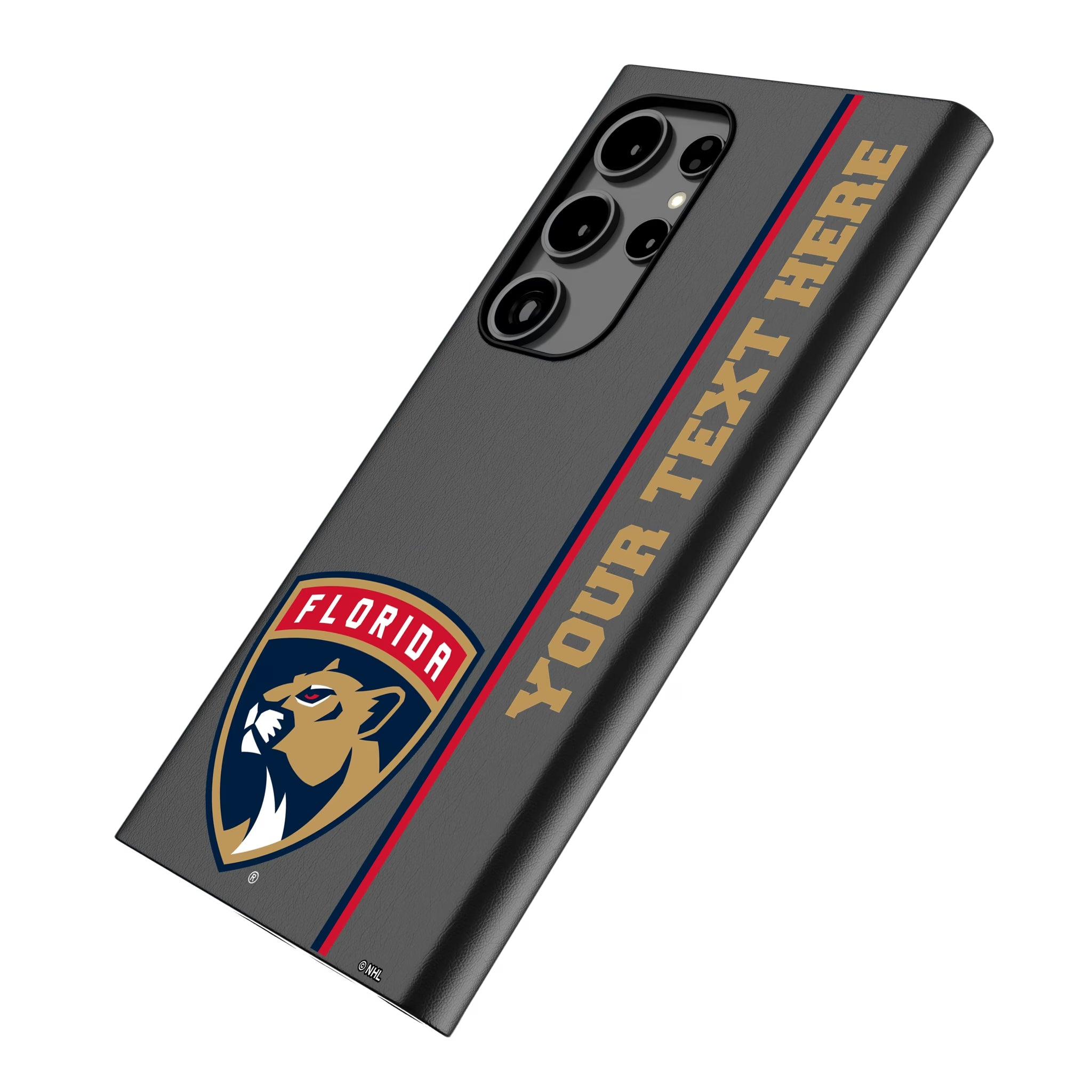 Florida Panthers Personalized Sidebard Galaxy MagSafe Compatible Phone Case for Samsung Galaxy - Isometric View
