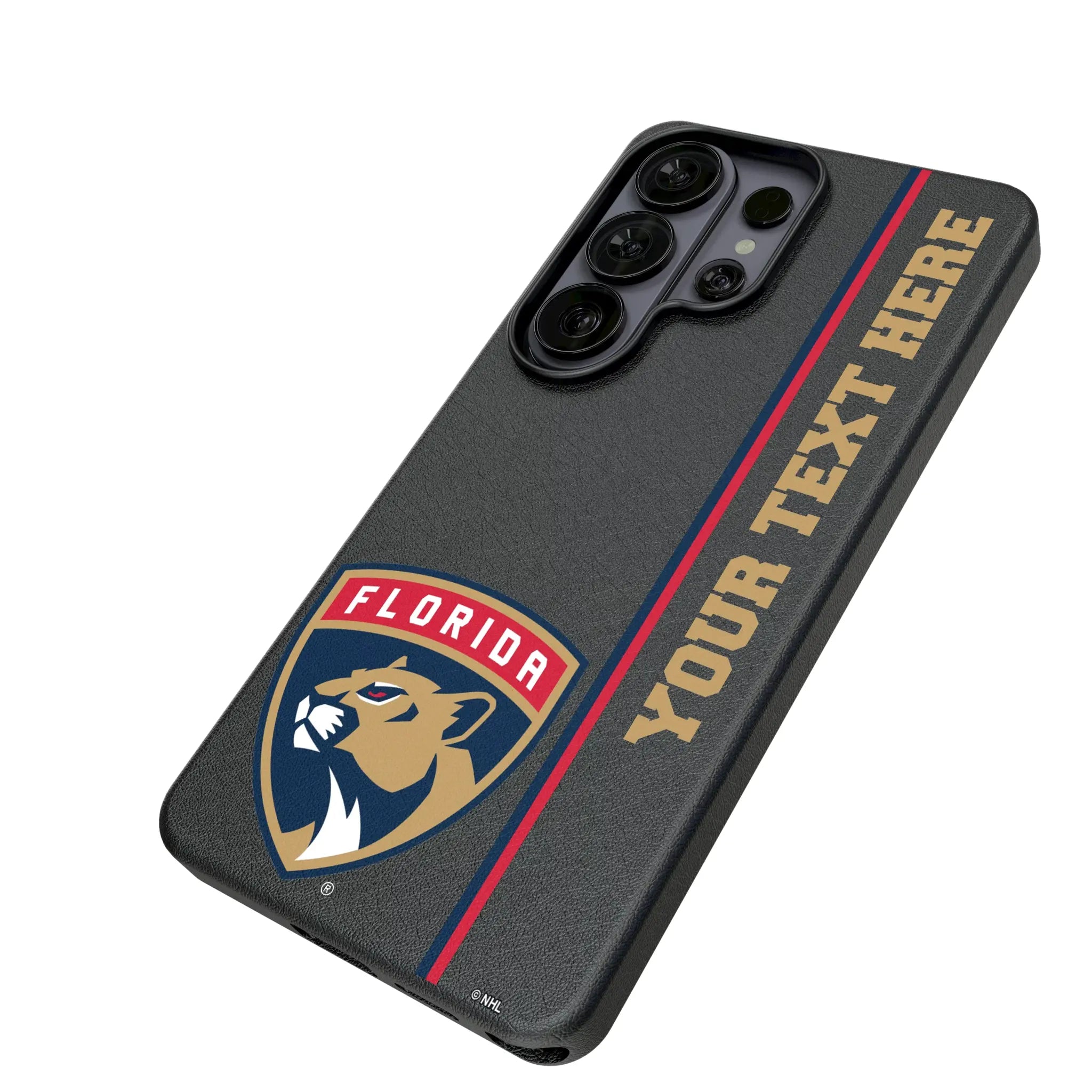 Florida Panthers Personalized Sidebard Galaxy MagSafe Compatible Phone Case for Samsung Galaxy - Isometric View#Device_Galaxy S26 Ultra