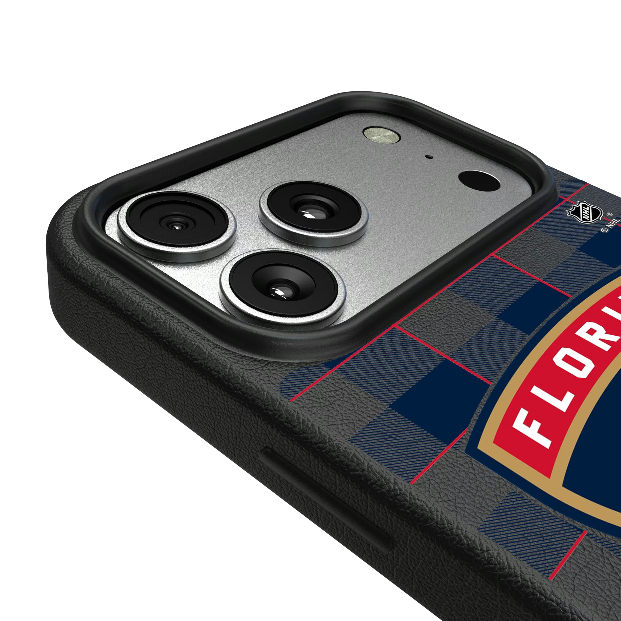 Florida Panthers Plaid iPhone MagSafe Compatible Phone Case for Apple iPhone - Detail#Device_iPhone 17 Pro Max