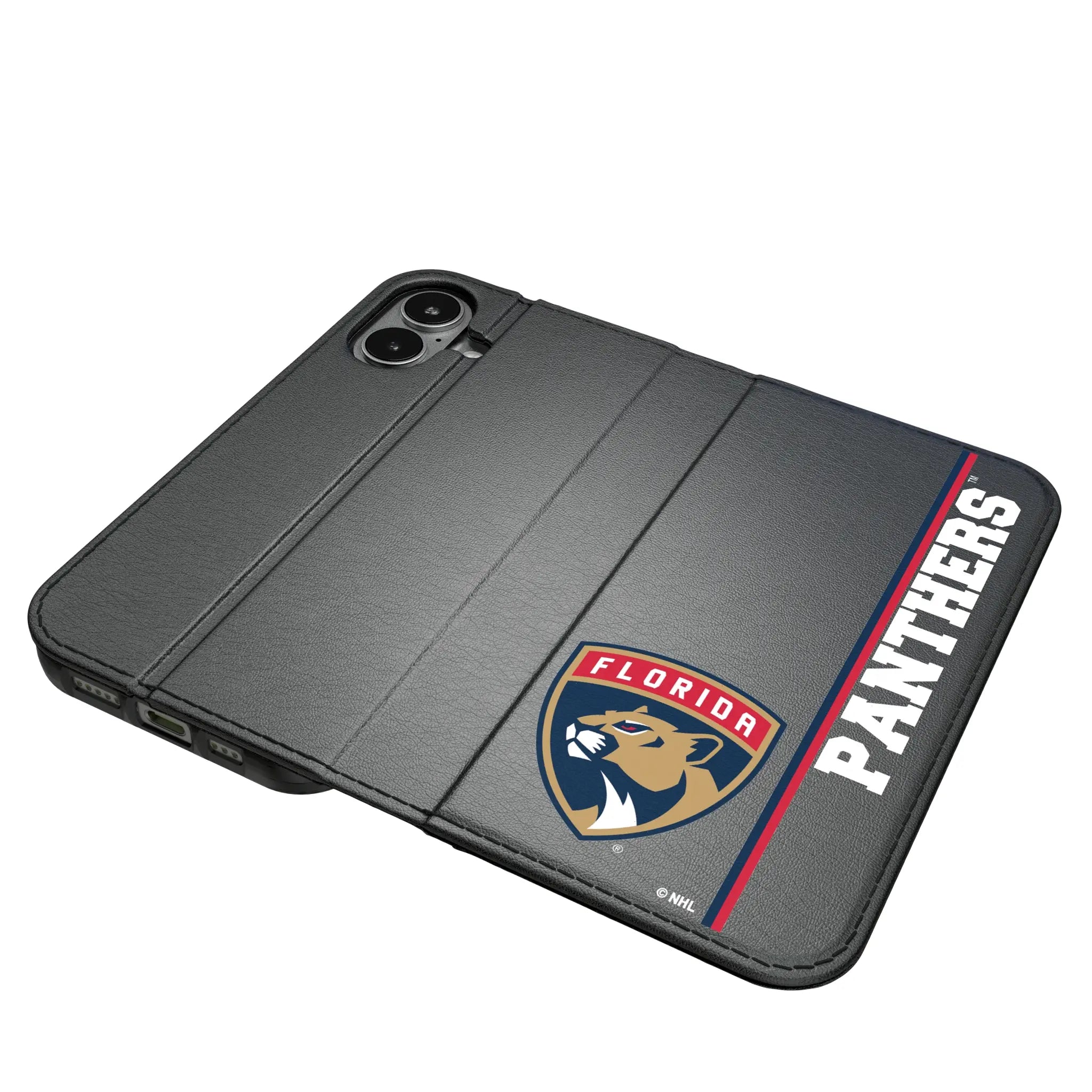 Florida Panthers Sidebar iPhone Folio Phone Case for Apple iPhone#Device_iPhone 17