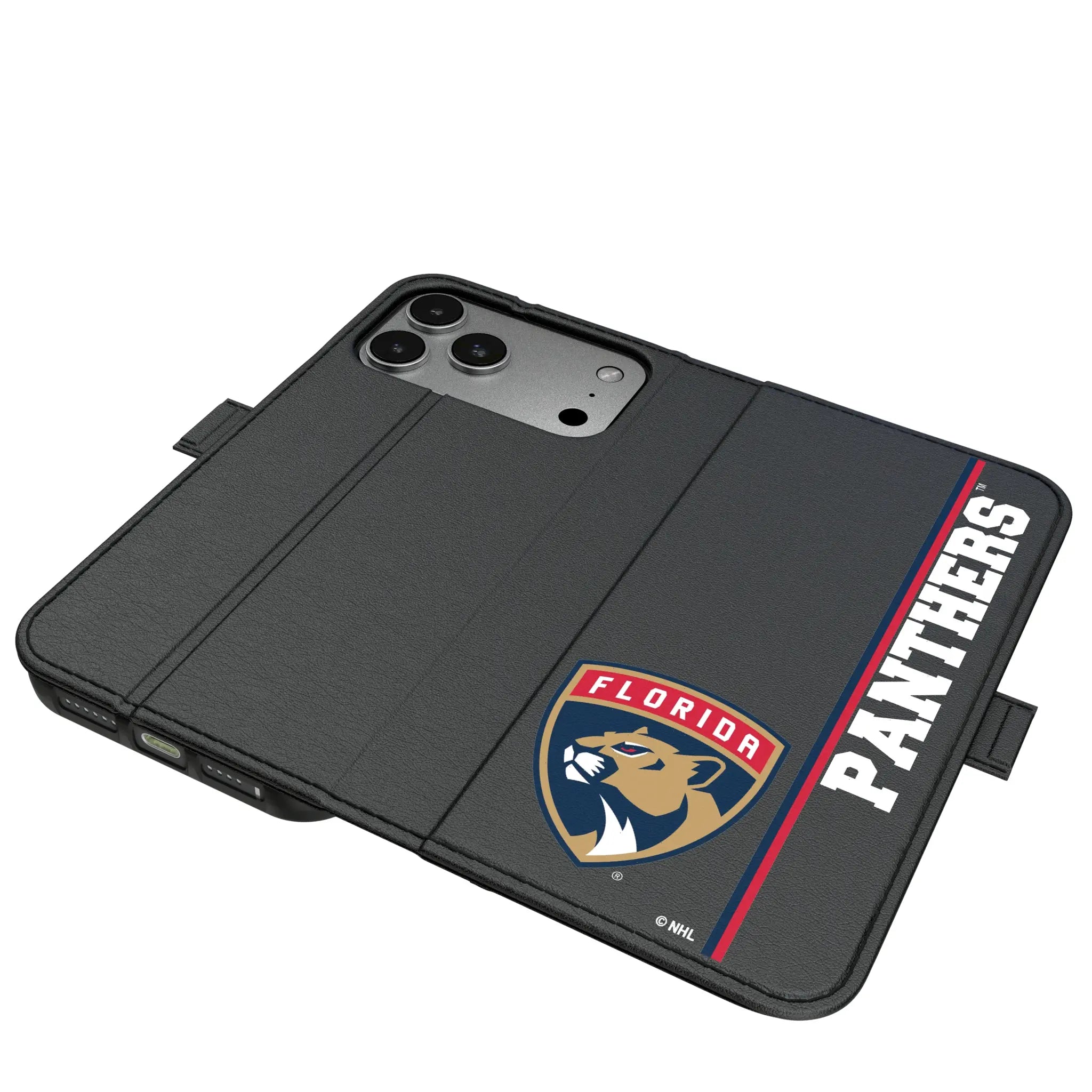 Florida Panthers Sidebar iPhone Folio Phone Case for Apple iPhone#Device_iPhone 17 Pro Max